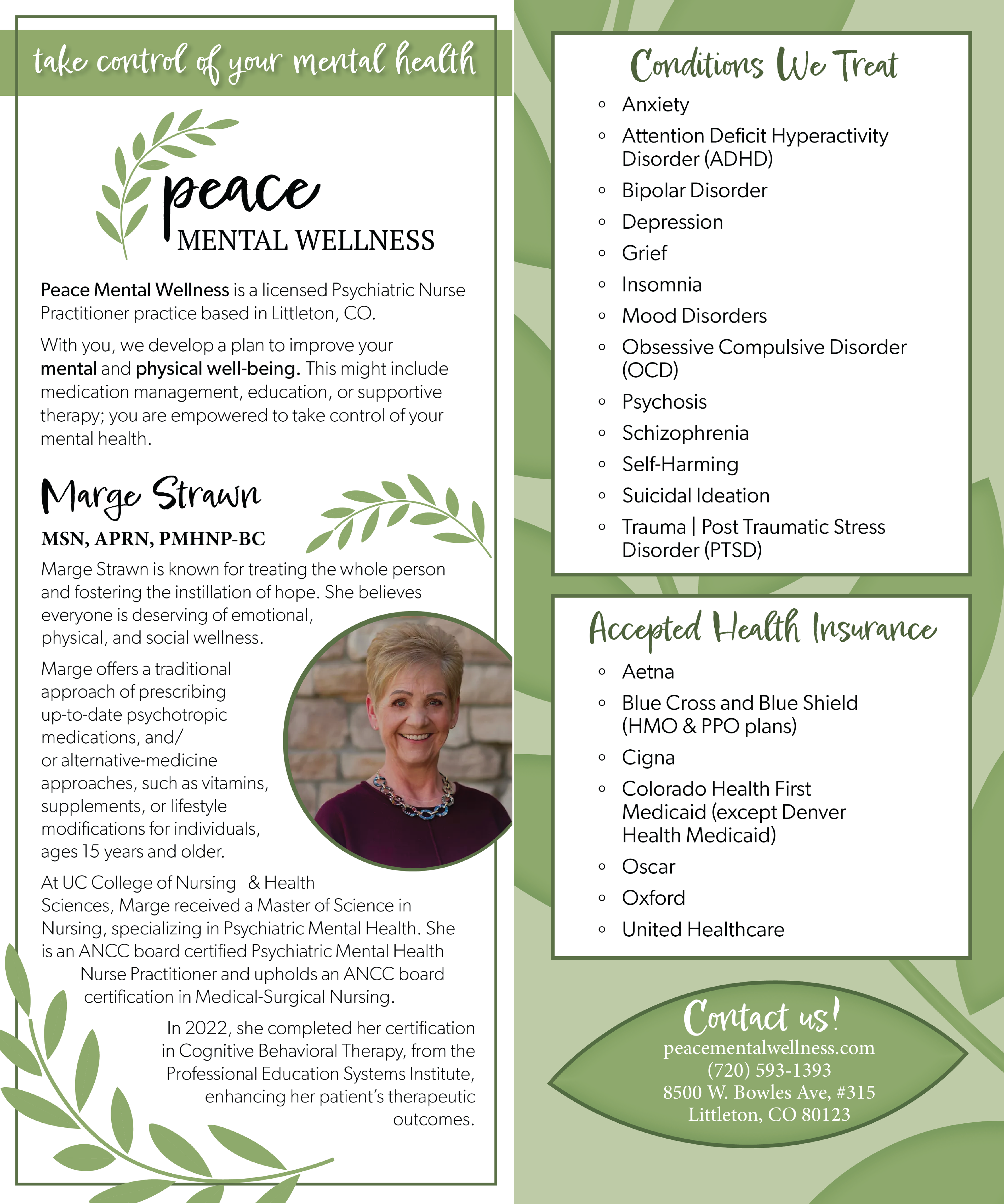 Front and Back Handout