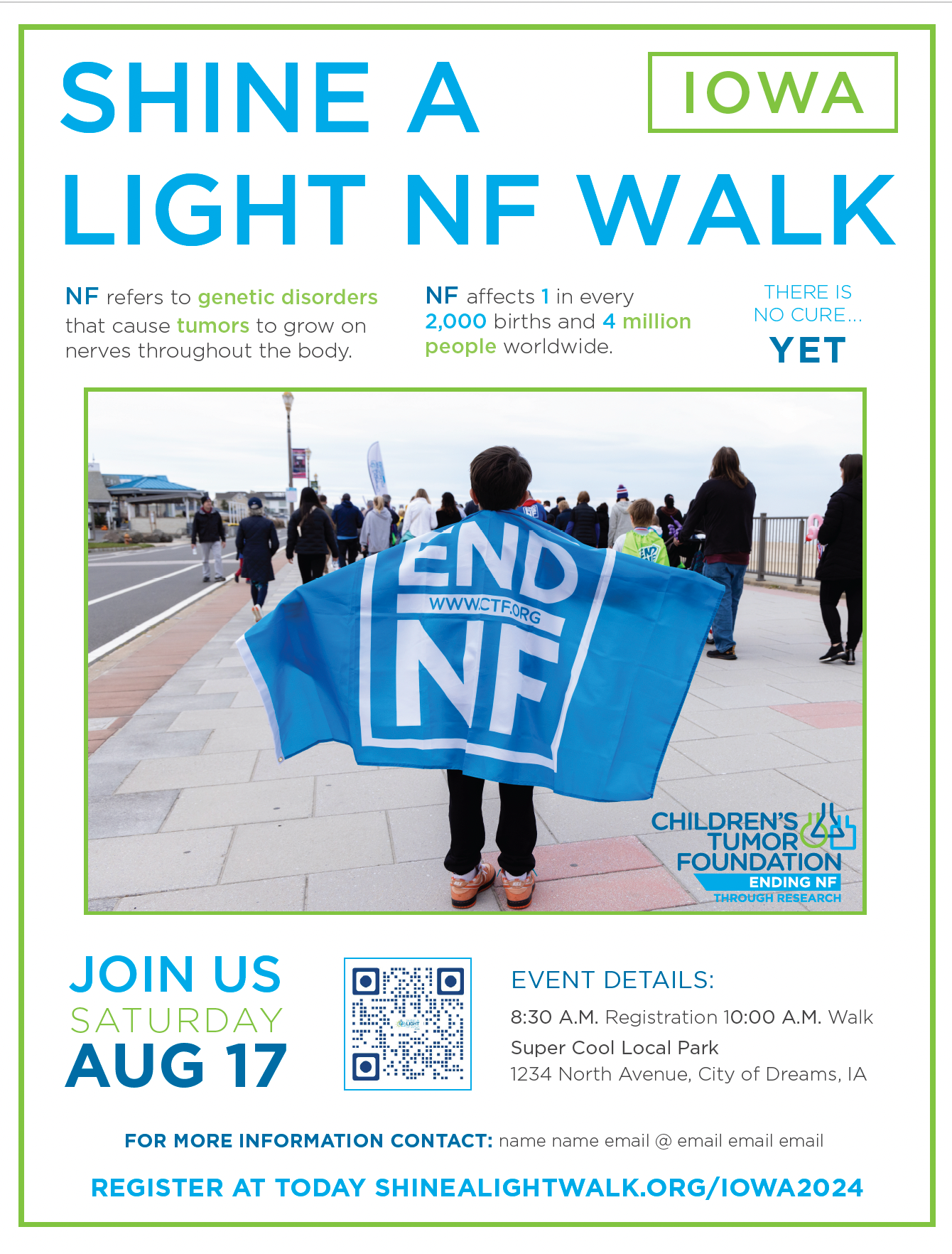 Shine A Light Walk Flyer