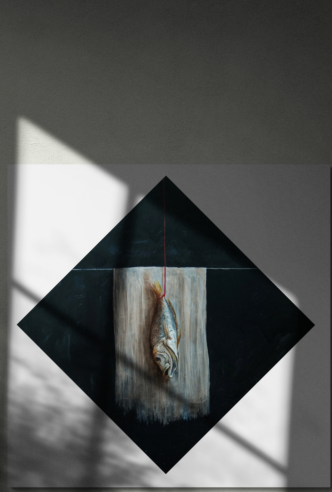 Hung out to Dry. Oil on canvas.