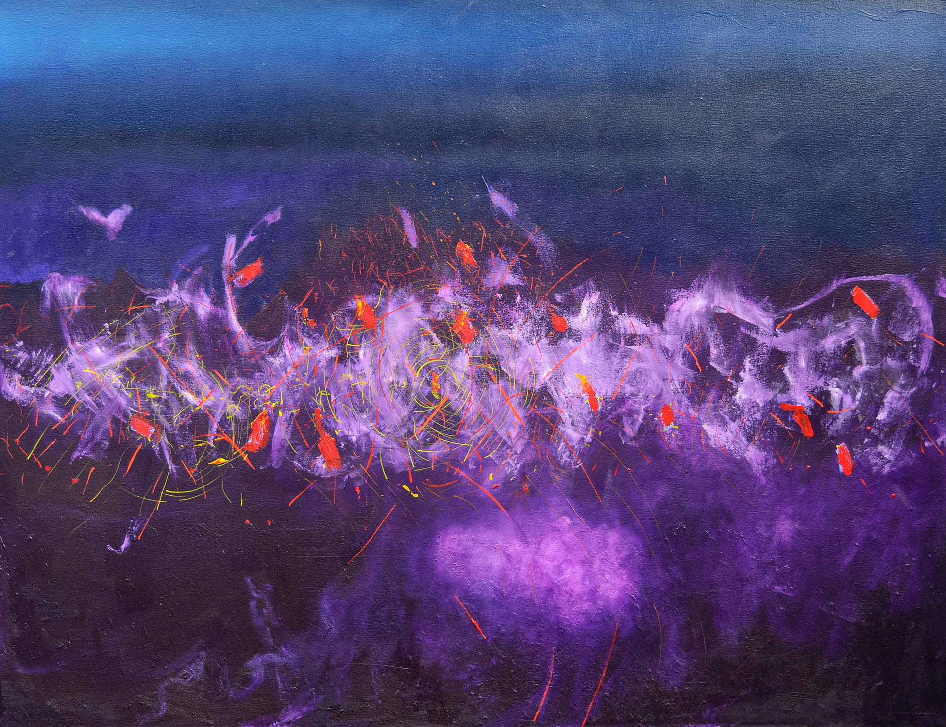 Weather Report. Oil on canvas. 130 x 170 cm.