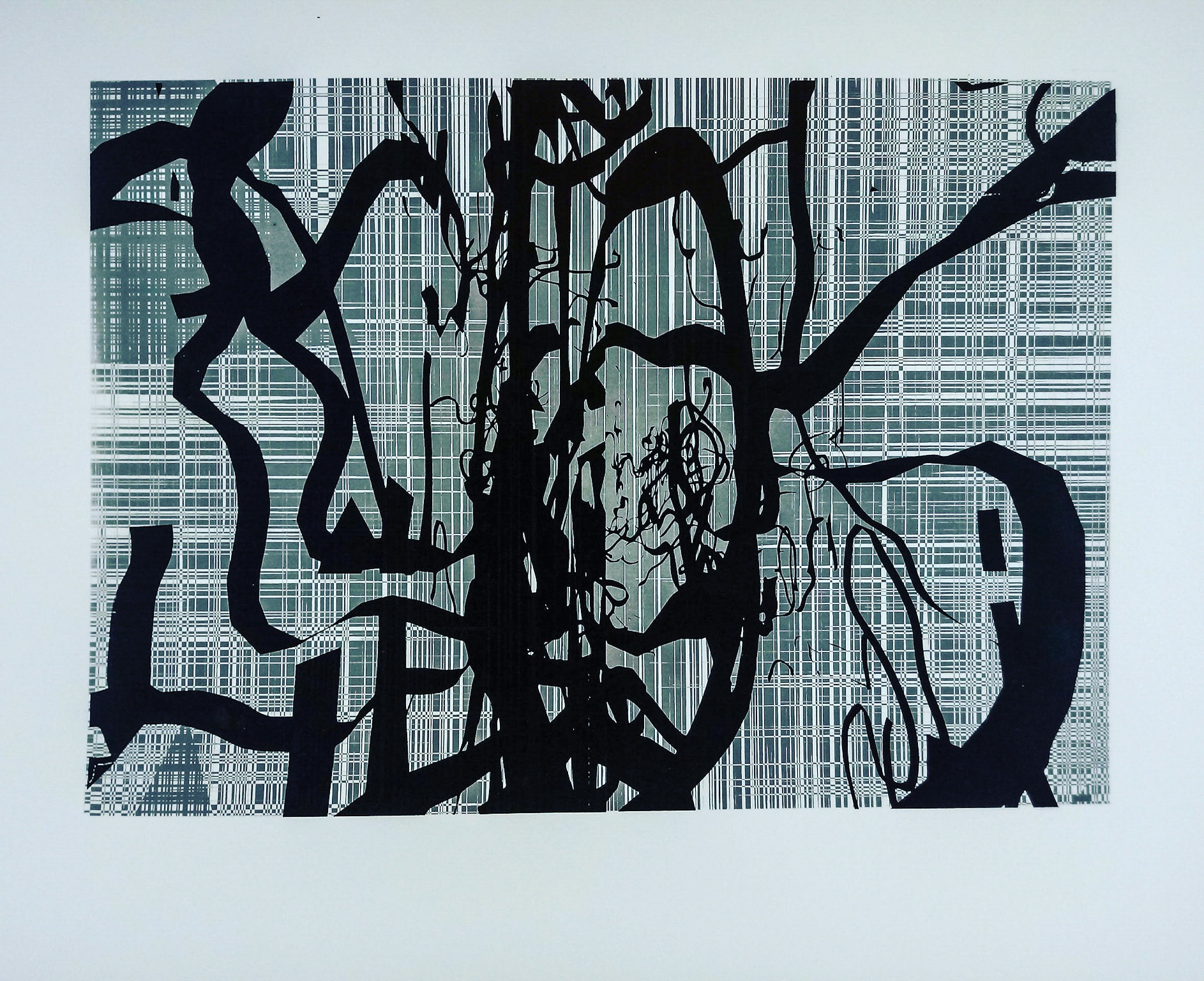 Screenprint monotype. 50 x 70 cm Fabriano paper