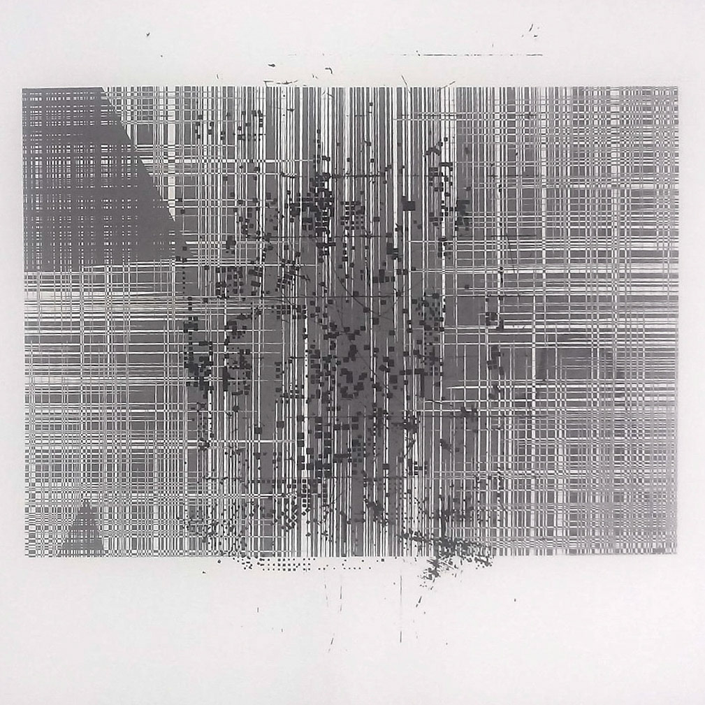 Screenprint monotype. 50 x 70 cm Fabriano paper.