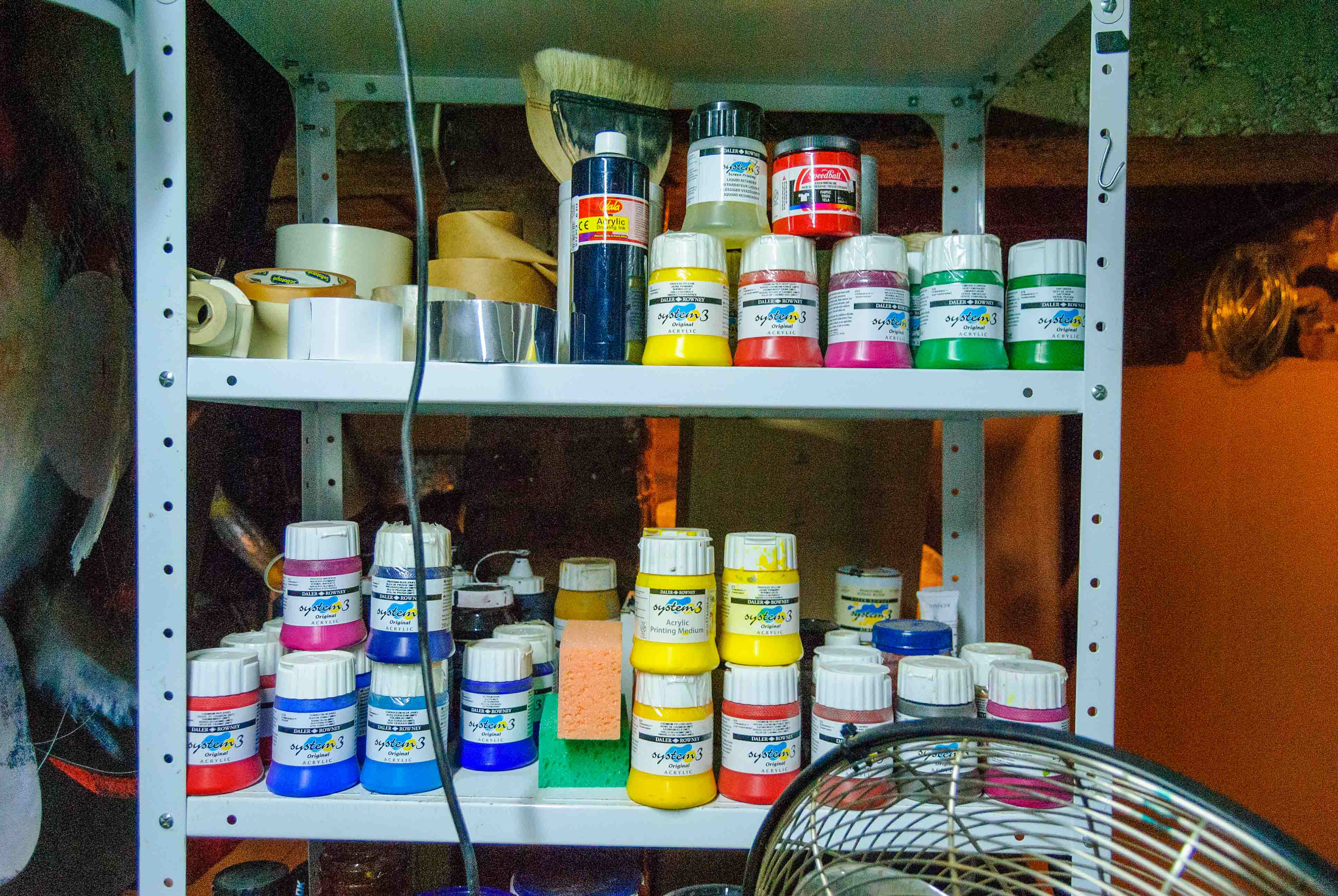 Rowney System 3 Acrylics and mediums for painting and screenprinting