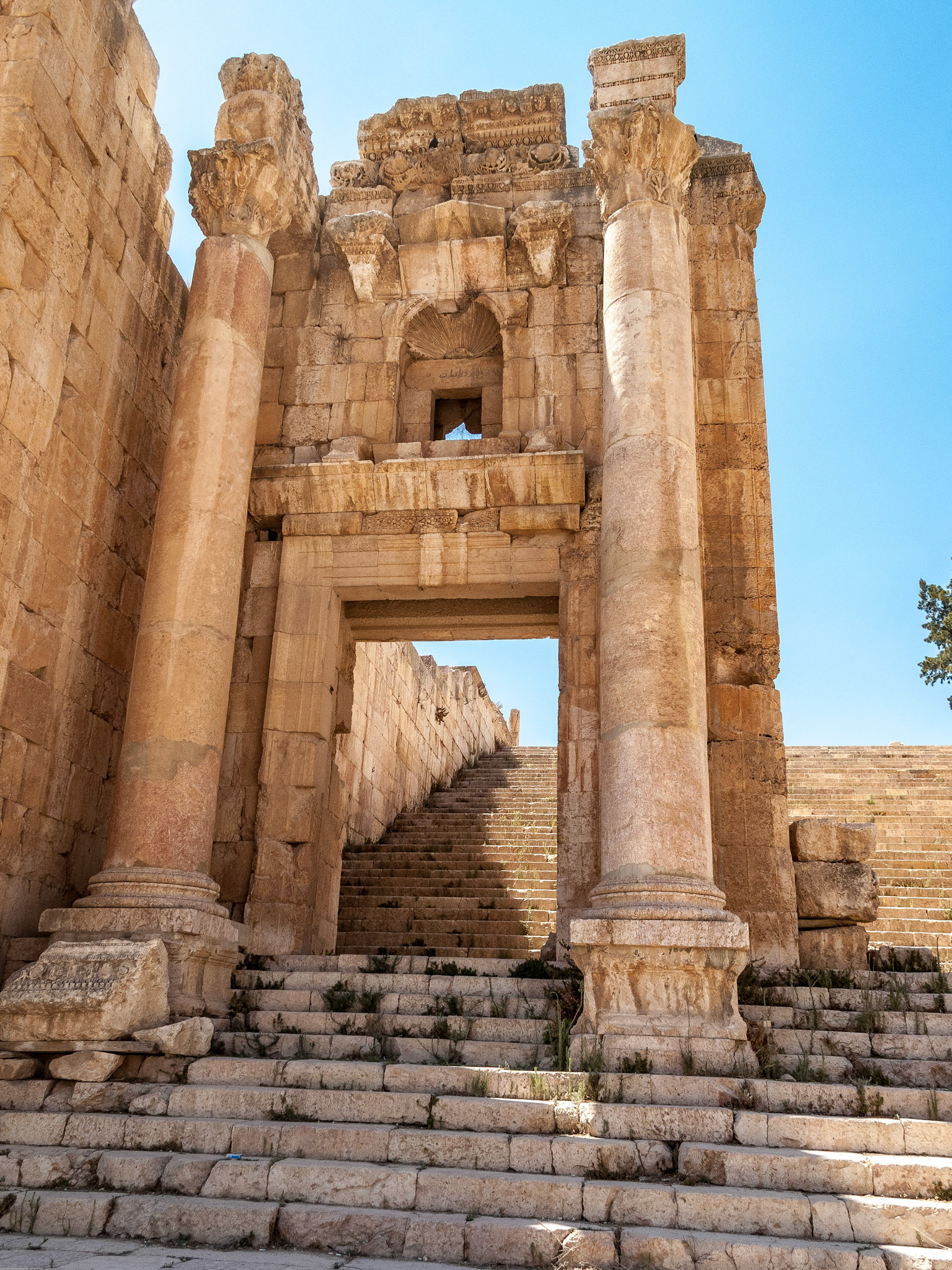 The Roman city of Gerasa, (Jerash).  August 2009