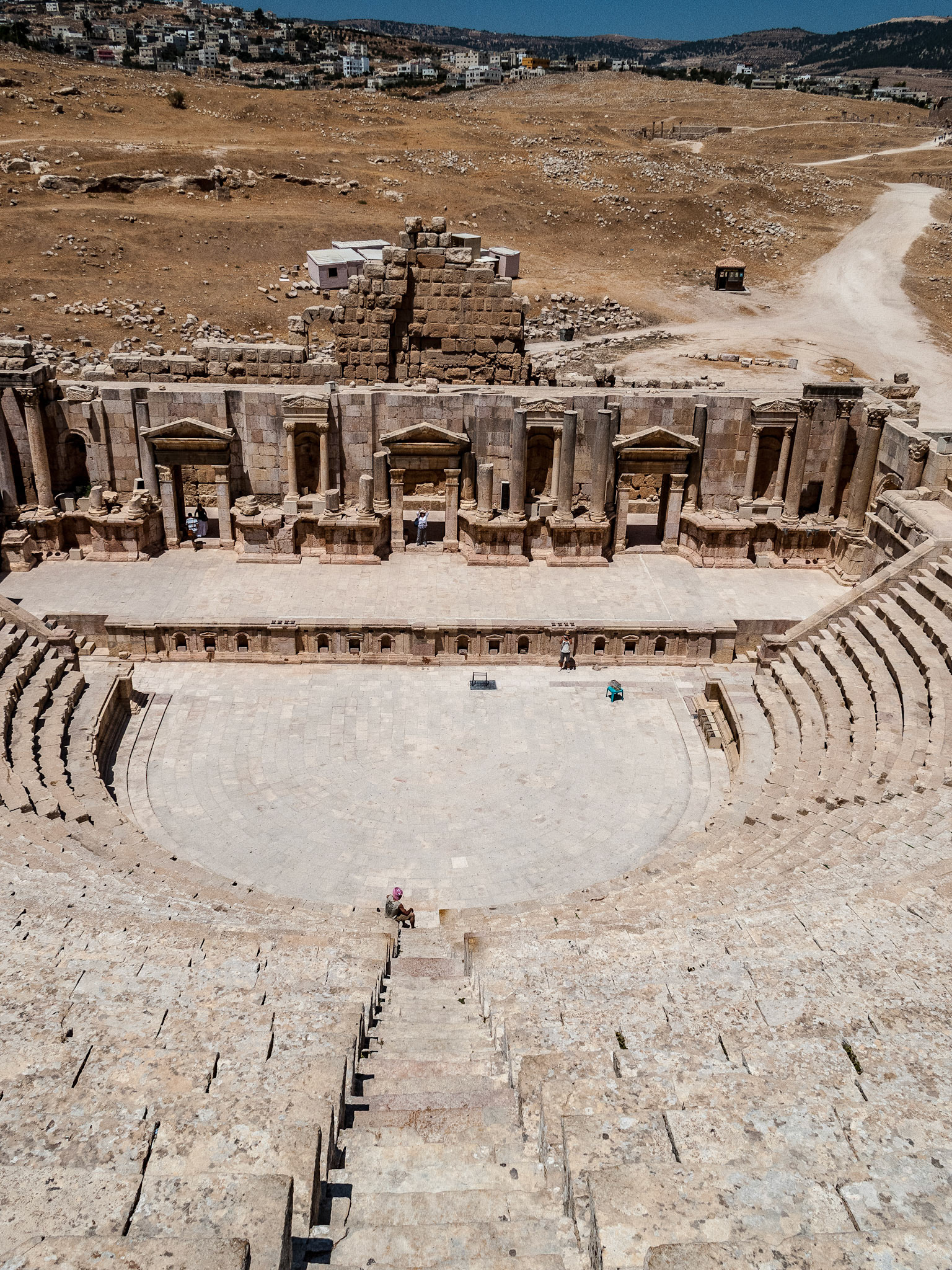 The Roman city of Gerasa, (Jerash).  August 2009