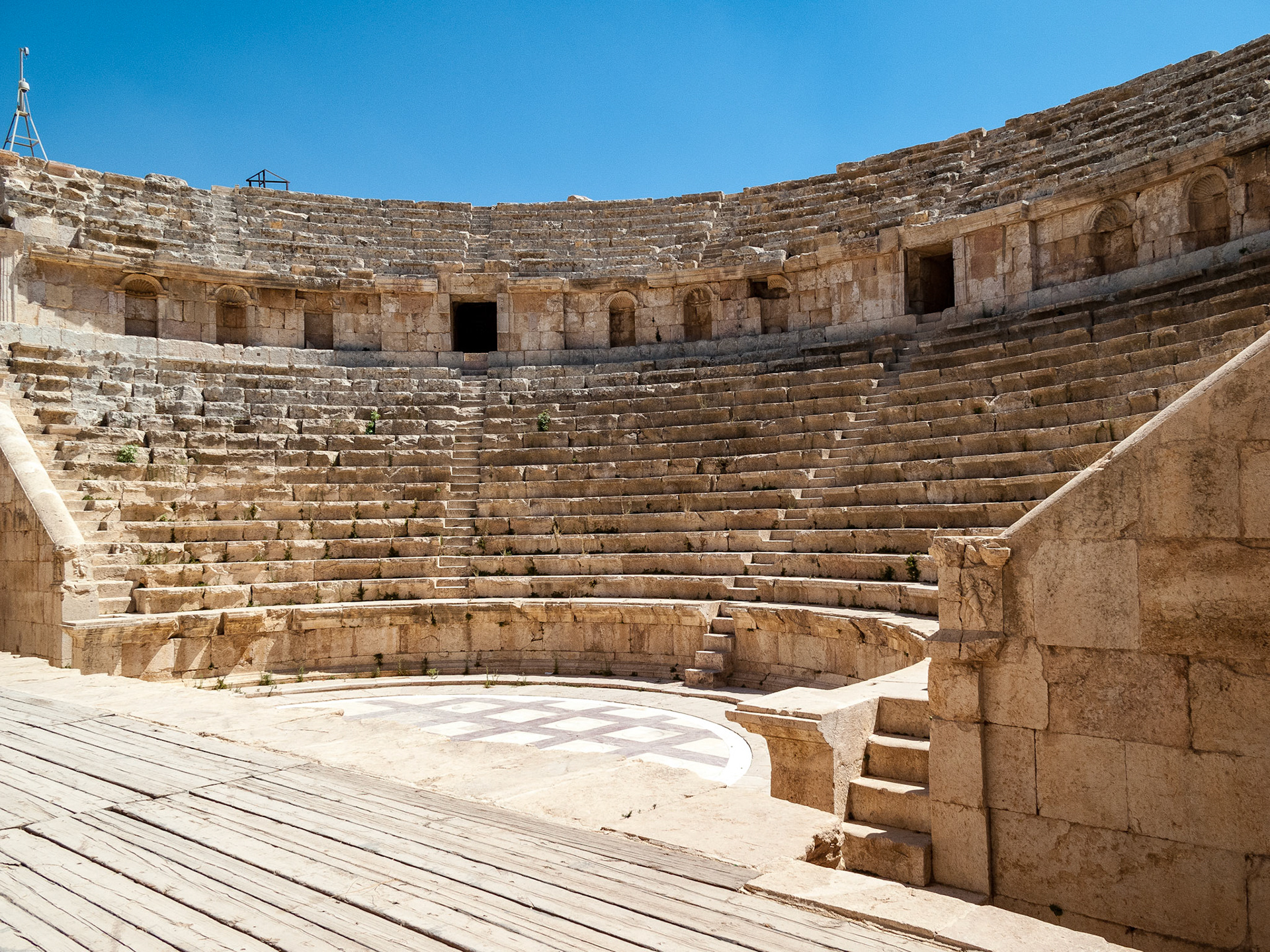 The Roman city of Gerasa, (Jerash).  August 2009