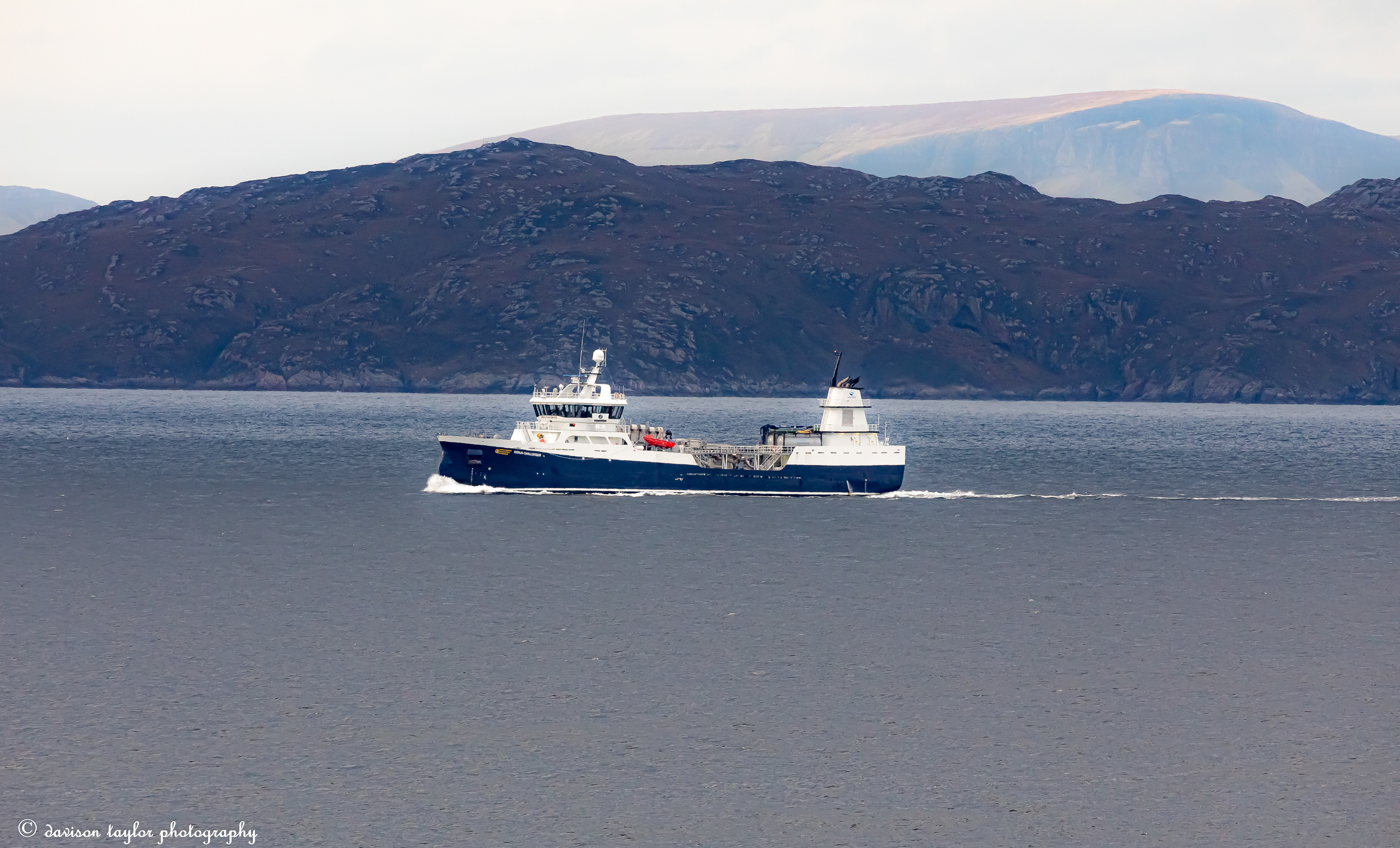 Well Boat on the Inner Sound