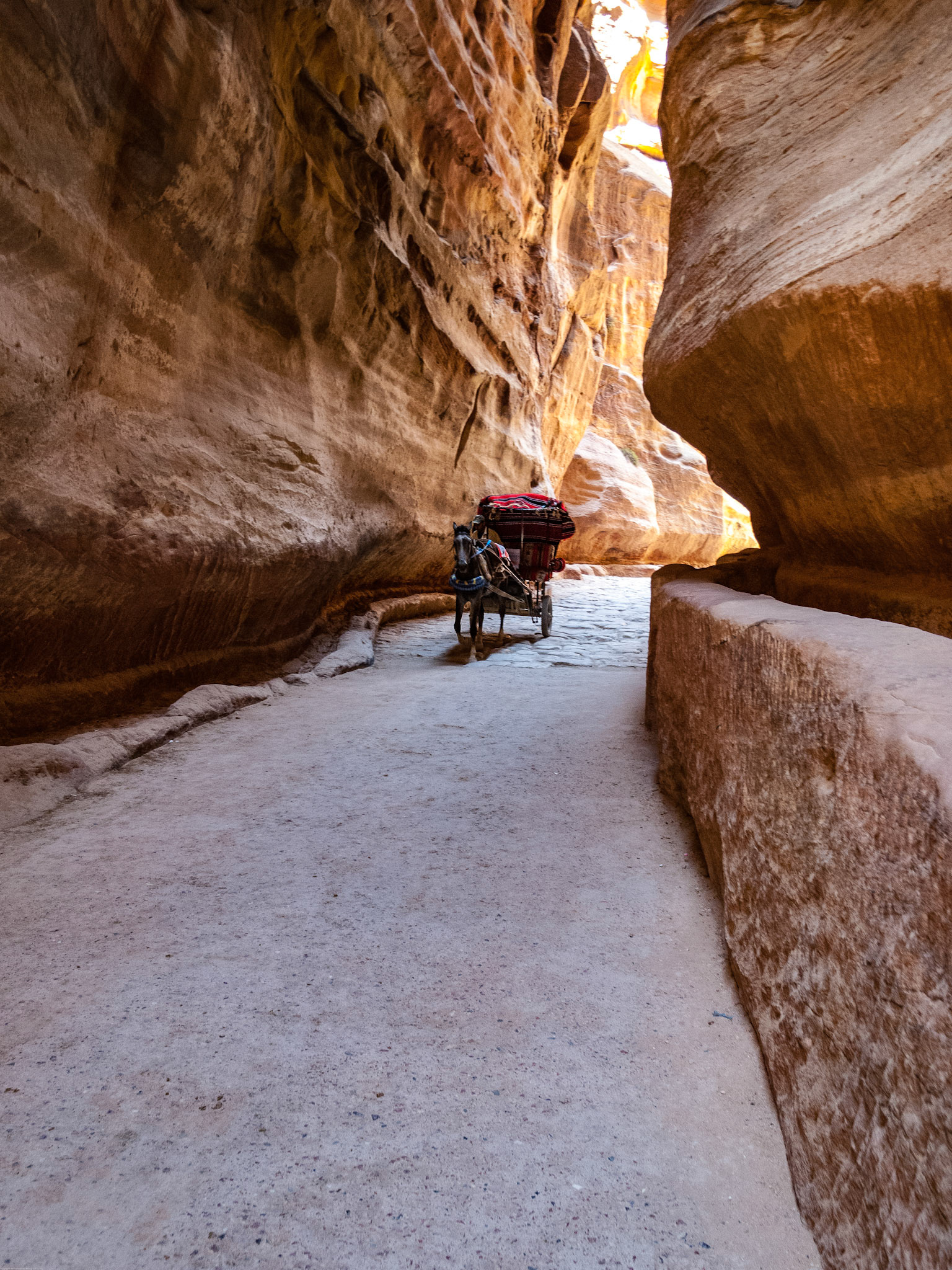 Petra, Returning from The Treasury August 2009