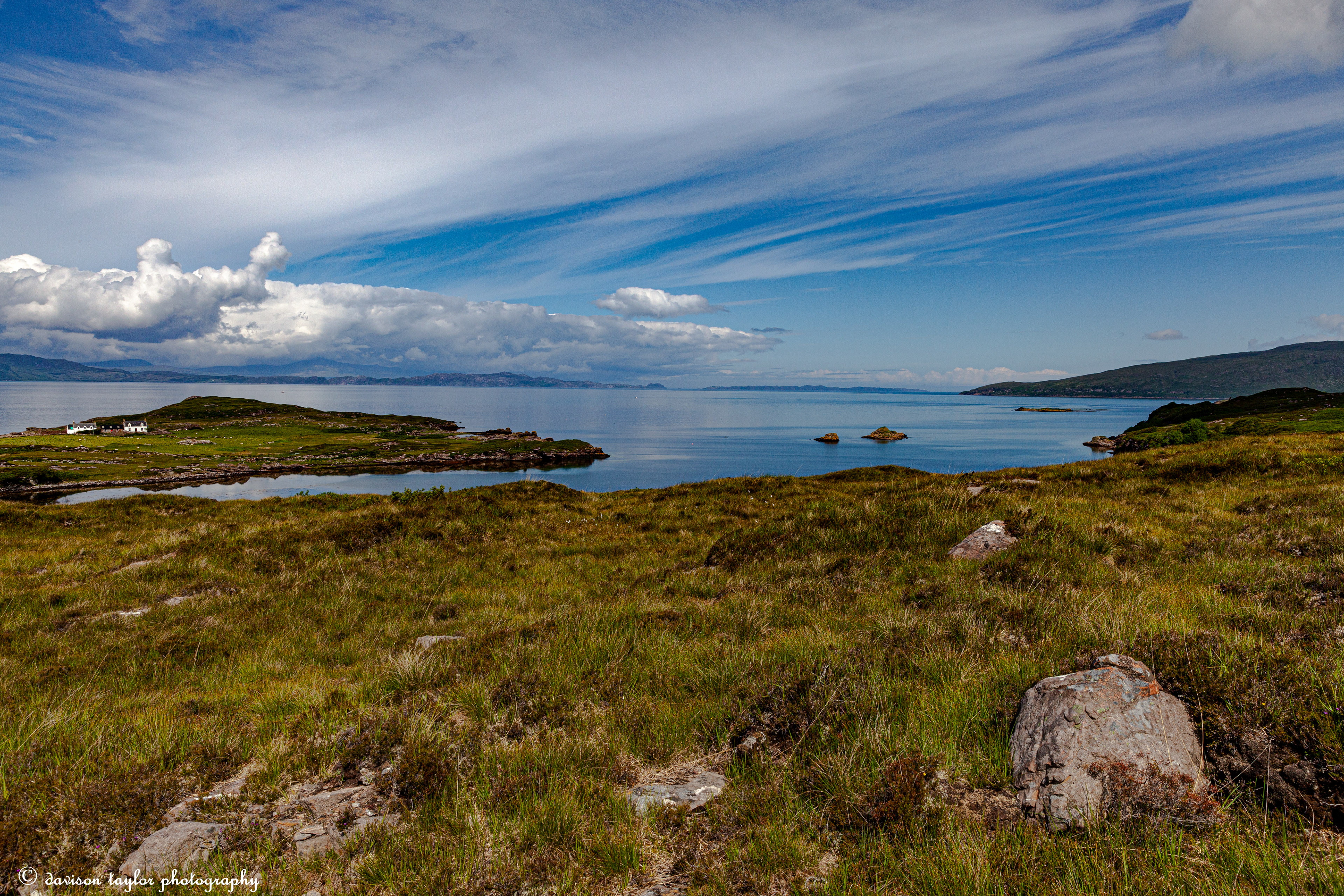Looking over Applecross Bay towards Skye