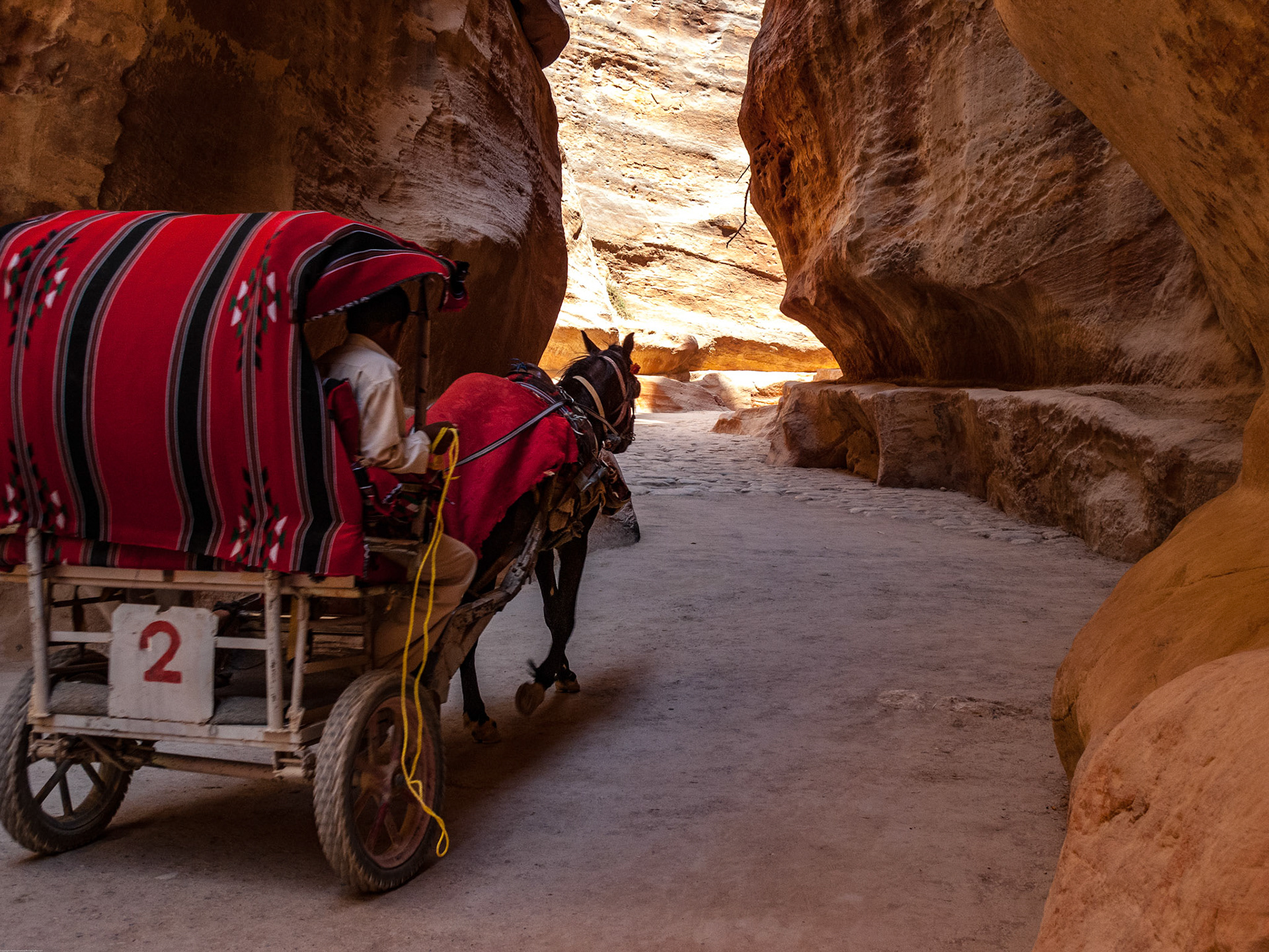 Petra, Returning from The Treasury August 2009