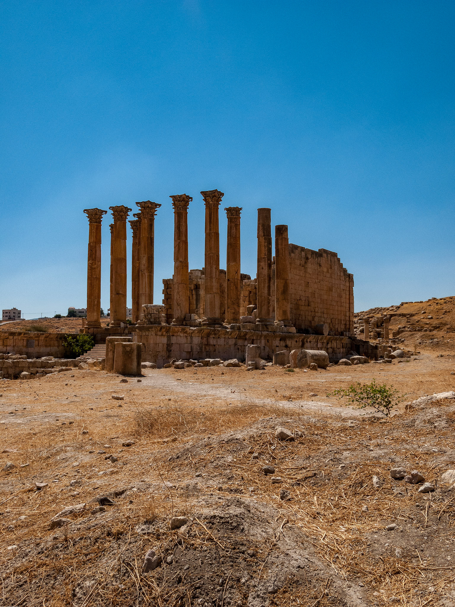 The Roman city of Gerasa, (Jerash).  August 2009
