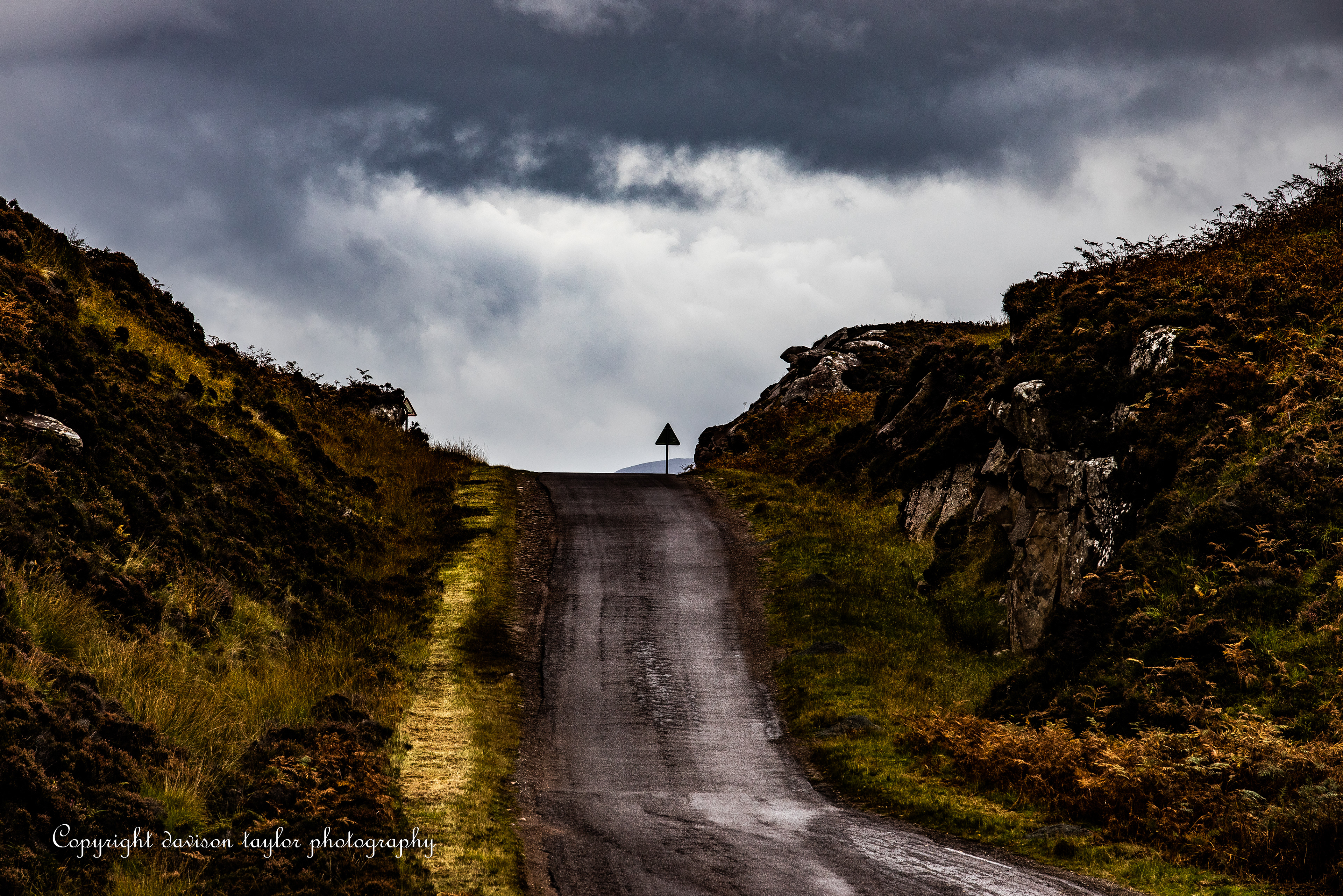Image October 2022.  Taking on the road between Lonbain and Applecross. 