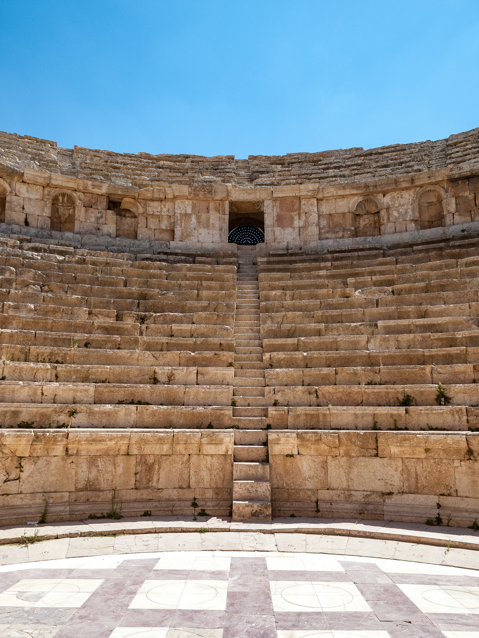 The Roman city of Gerasa, (Jerash).  August 2009