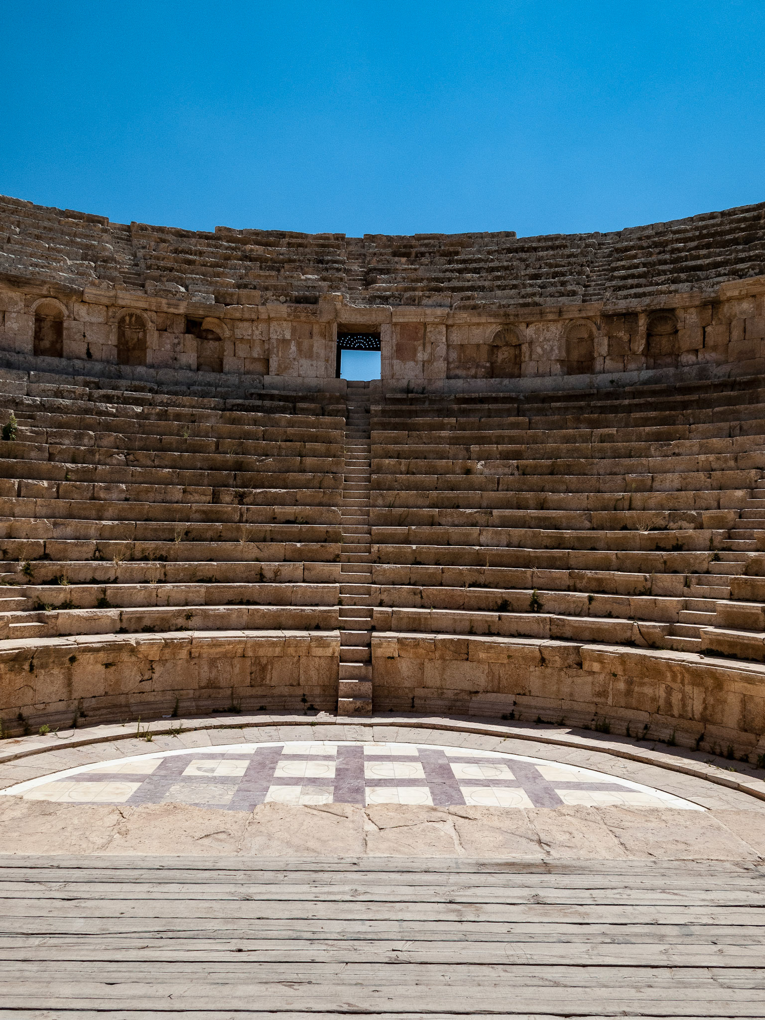 The Roman city of Gerasa, (Jerash).  August 2009