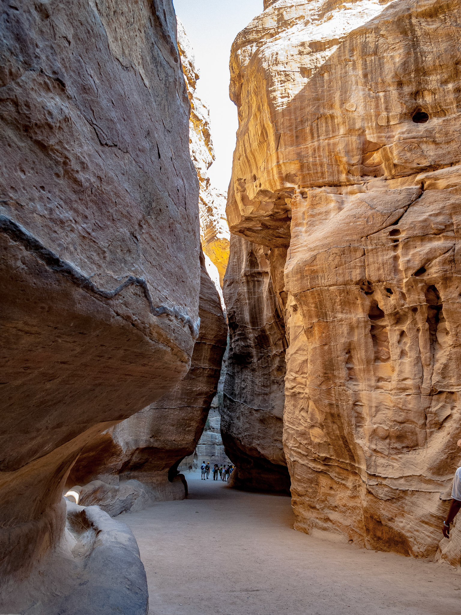 Petra, enroute to The Treasury August 2009
