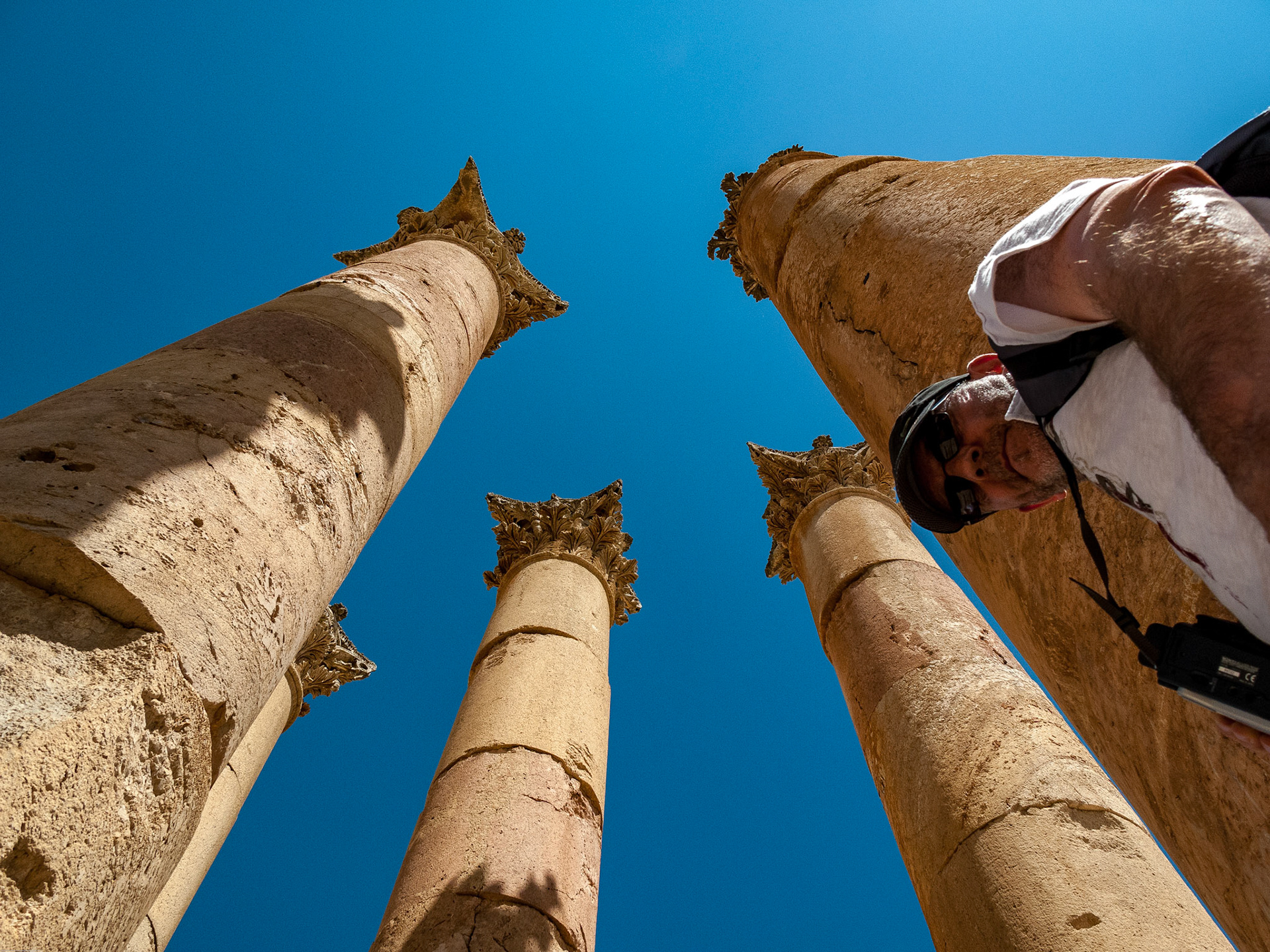 The Roman city of Gerasa, (Jerash).  August 2009