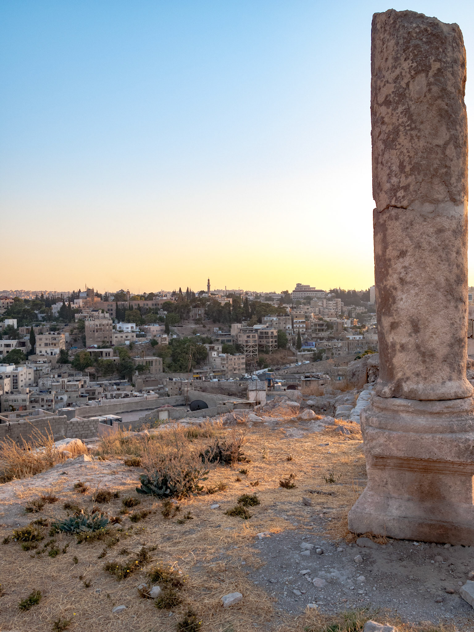 citadel in the centre of Amman August 2009