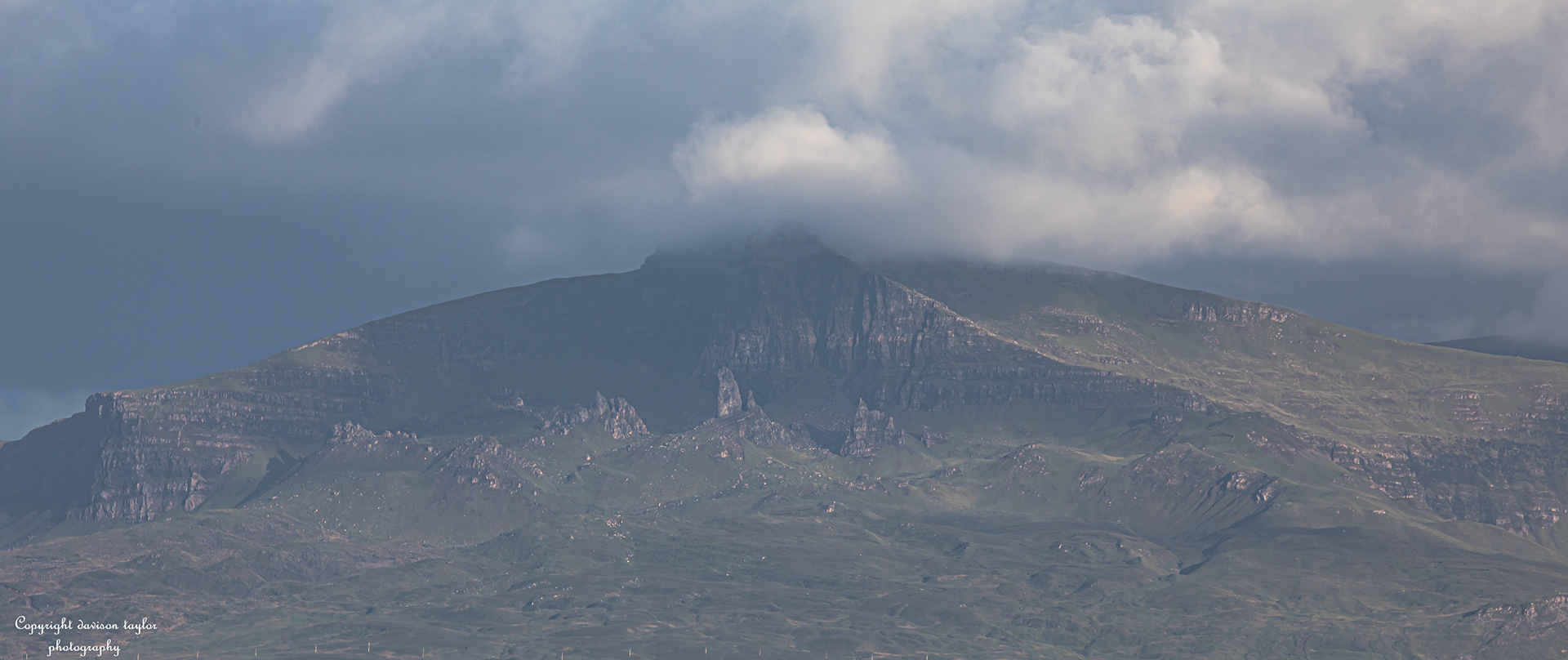 The Old Man of Storr, taken from 13 miles away