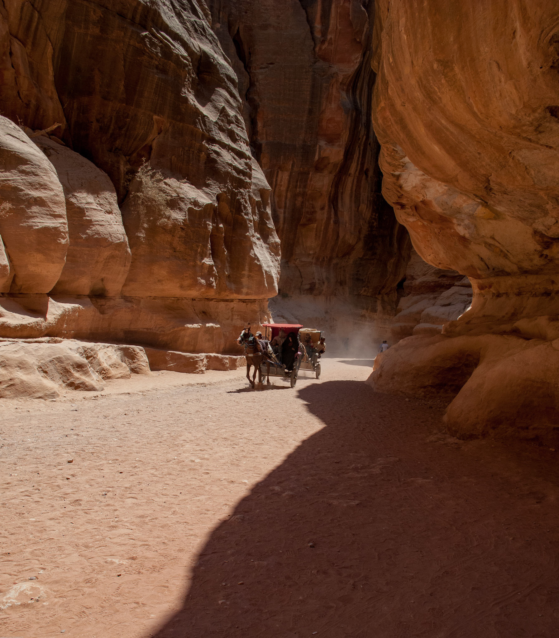 Petra, Returning from The Treasury August 2009