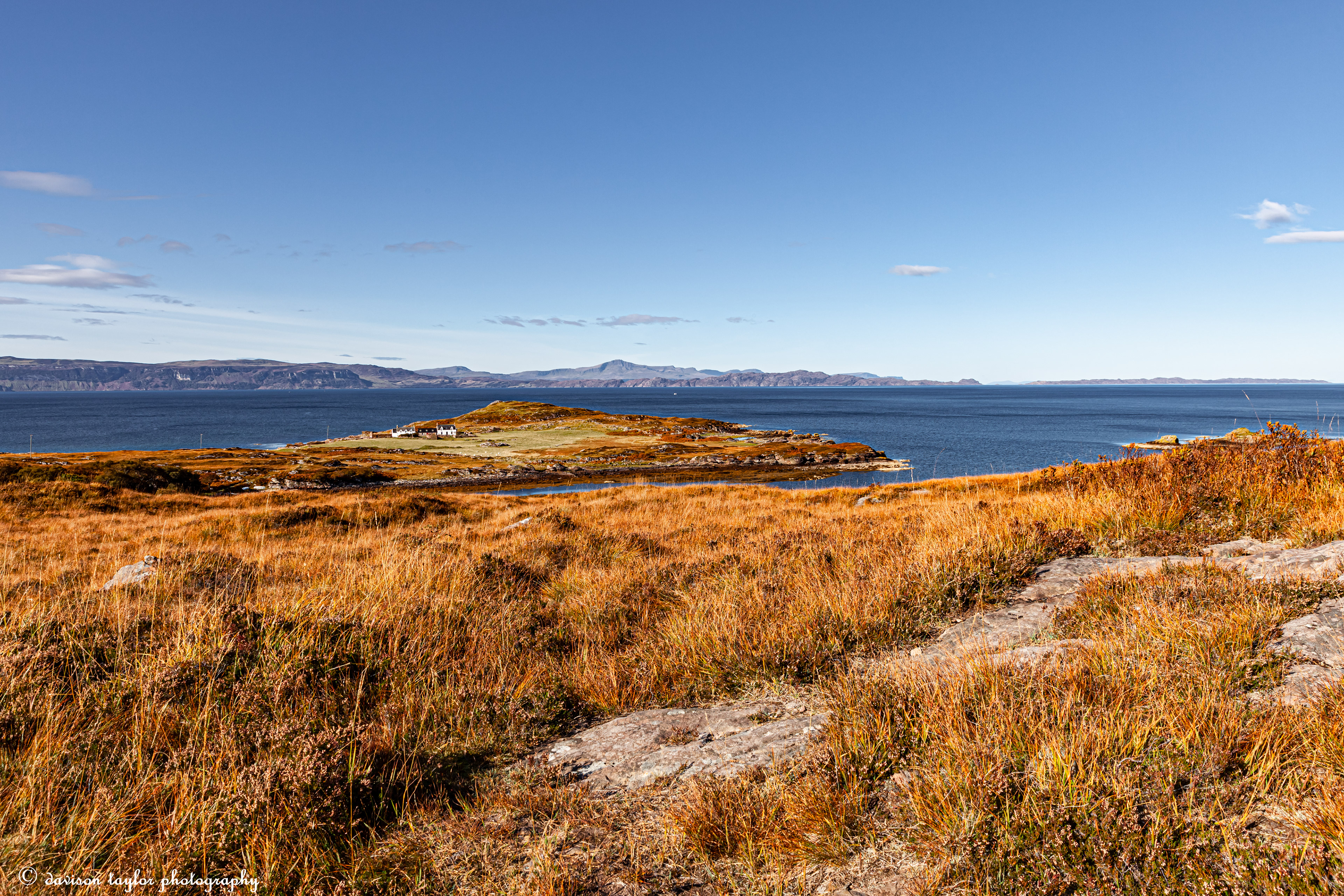 Looking over Applecross Bay towards Skye