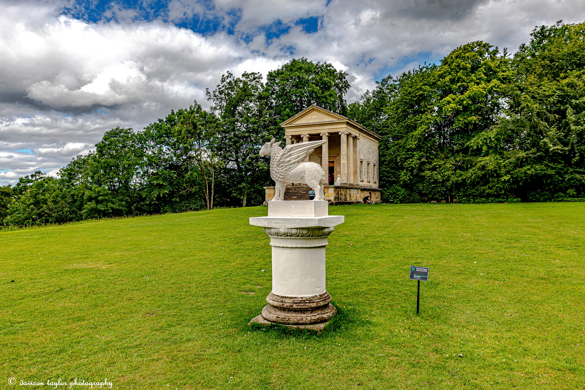 Terrace Exhibition with the Ionic Temple at the northern end of the Terrace