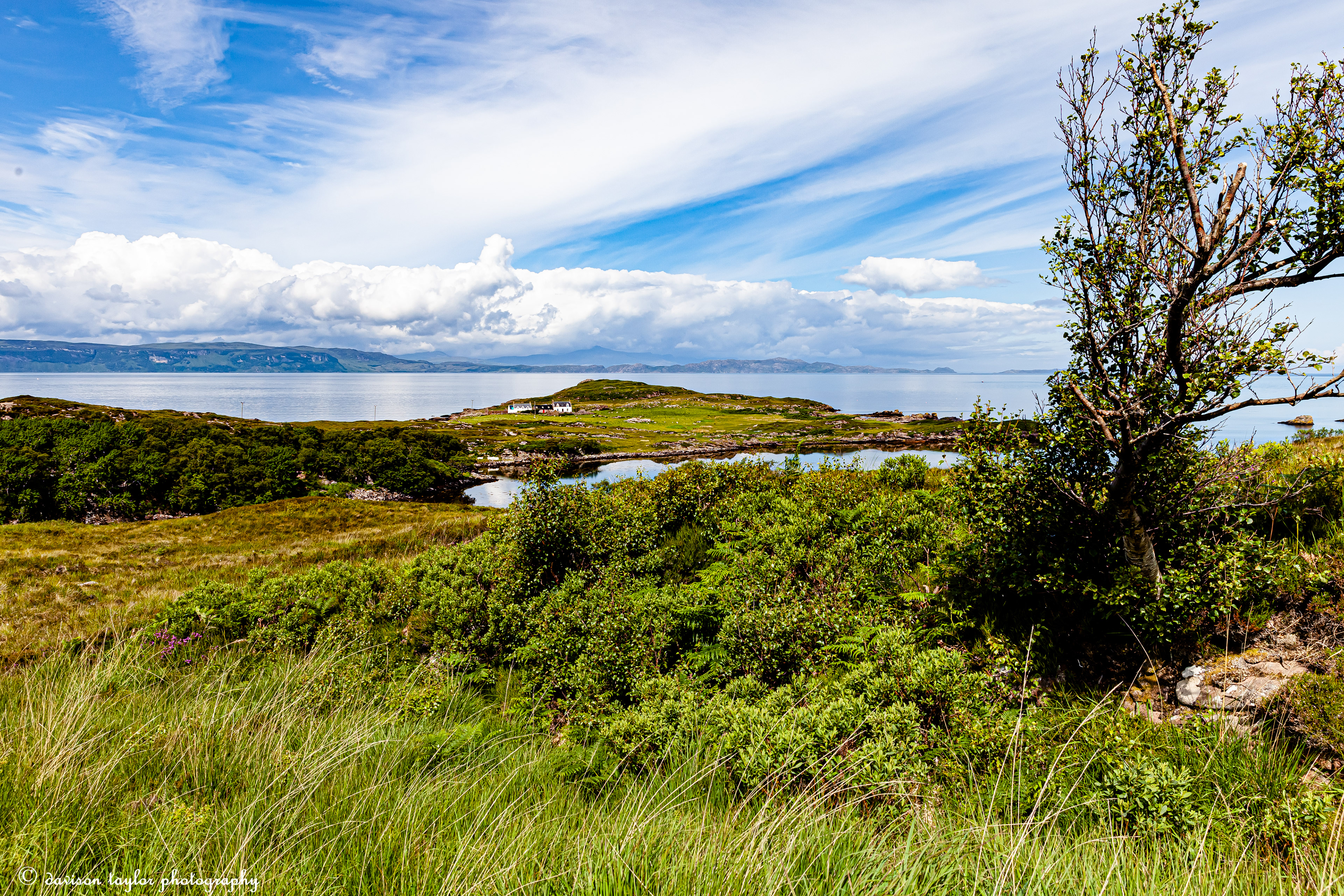 Looking over Applecross Bay towards Skye