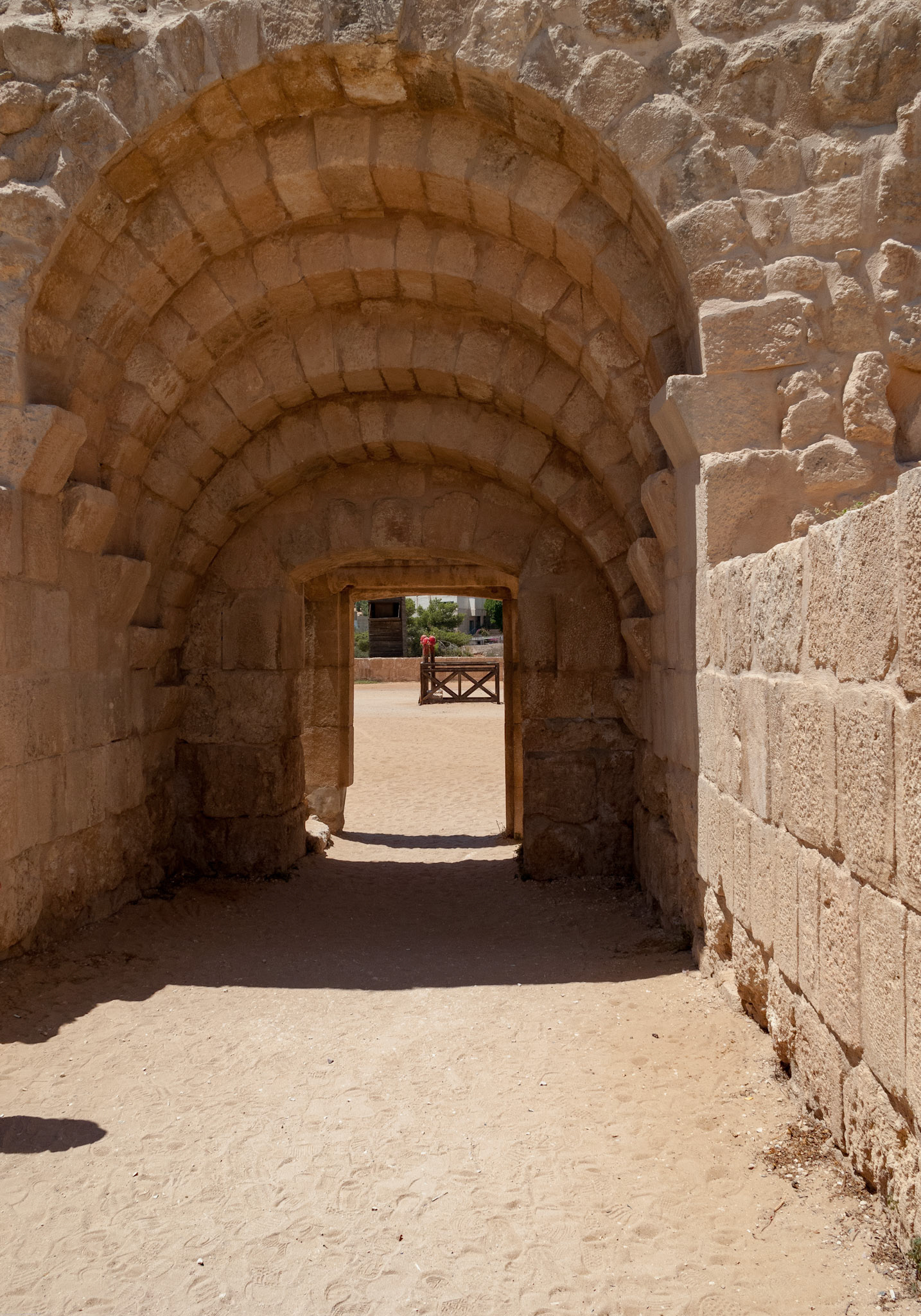 The Roman city of Gerasa, (Jerash).  August 2009