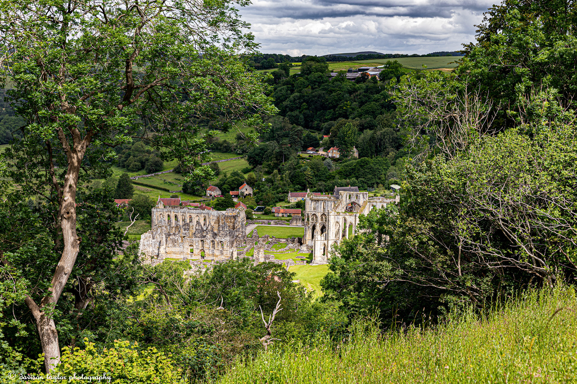 View of the Abby from the Terrace