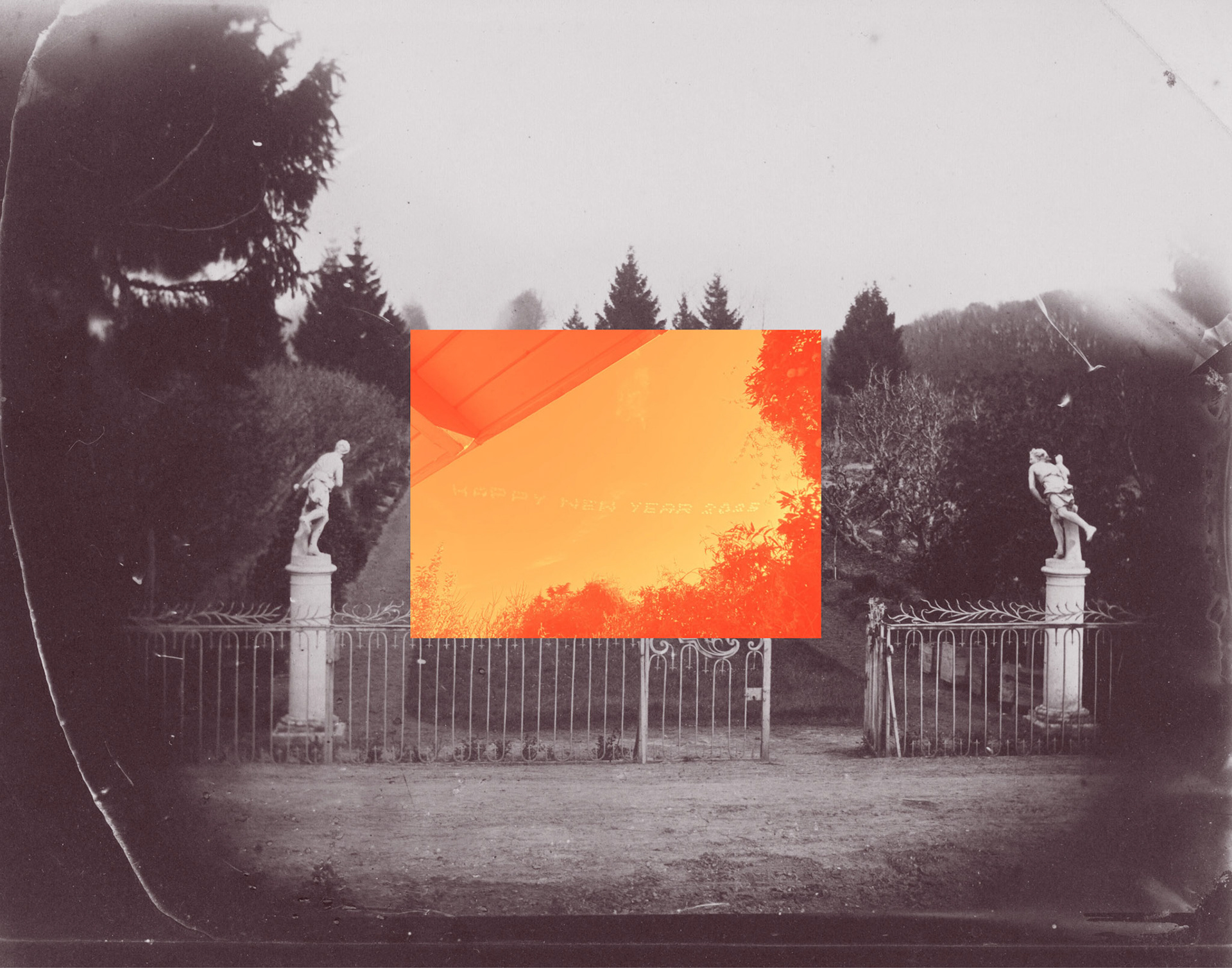 salt lines (14 x 11 in) - 2 - garden