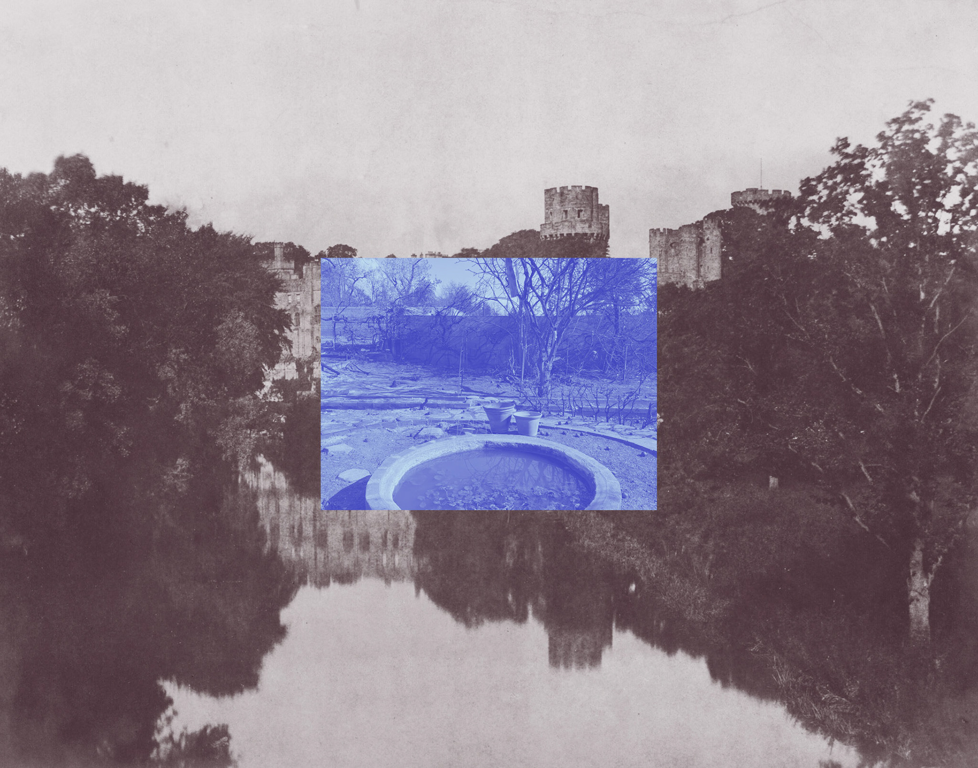 salt lines (14 x 11 in) - 5 - pond