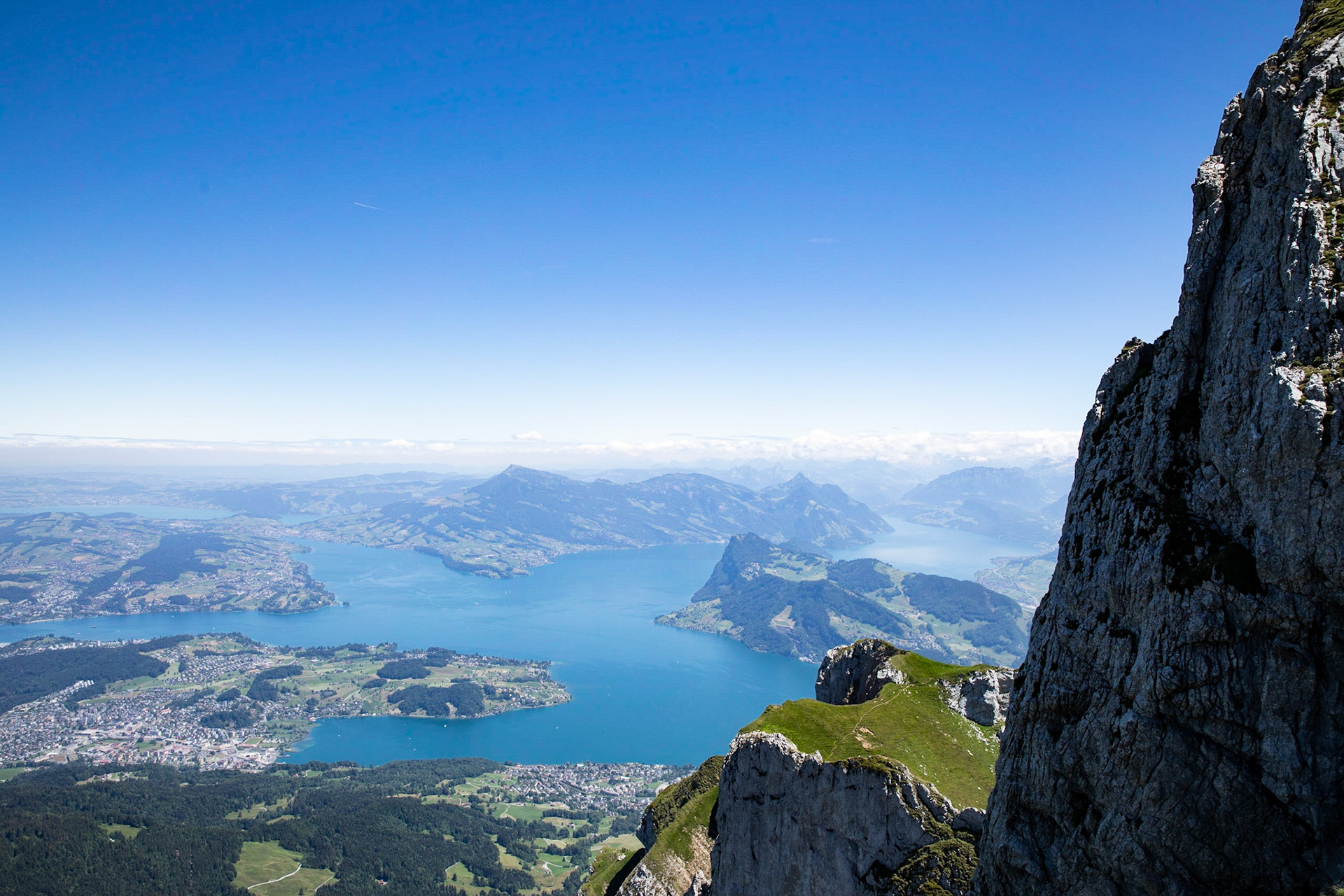 This is a Panorama from a moving gondella.