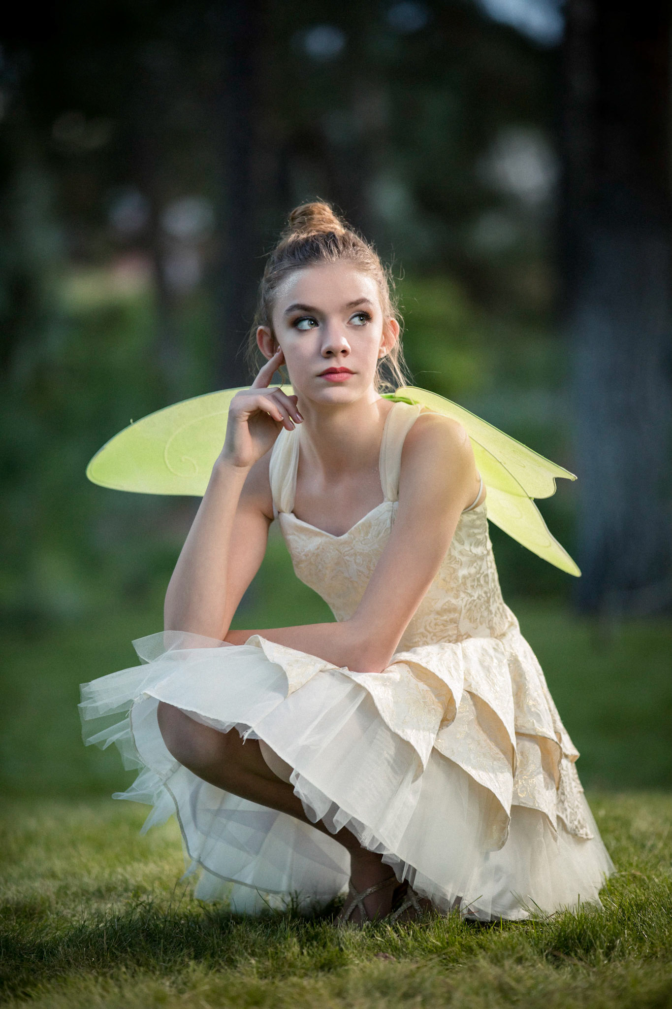 A portrait photography session in Tempe, Arizona at the Chateau De Vie with friends with a disney theme.