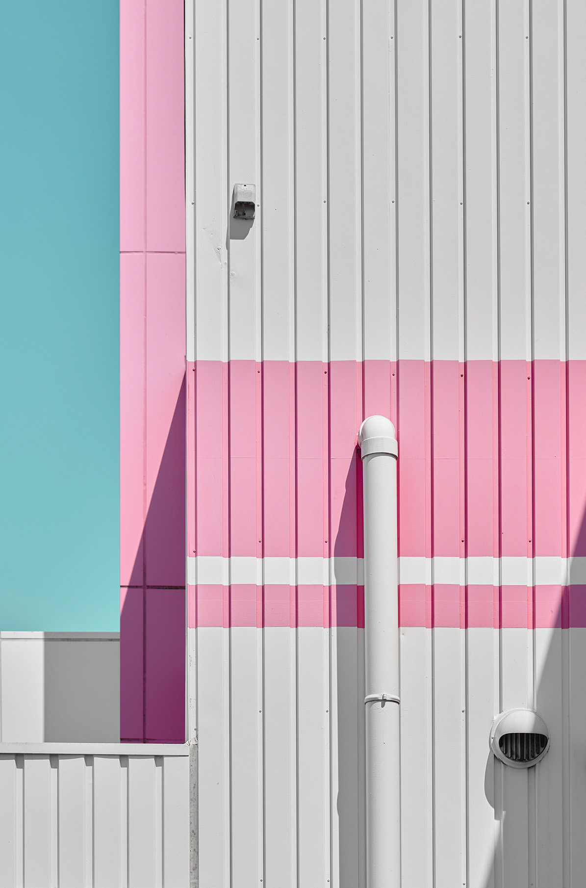 Pink and White