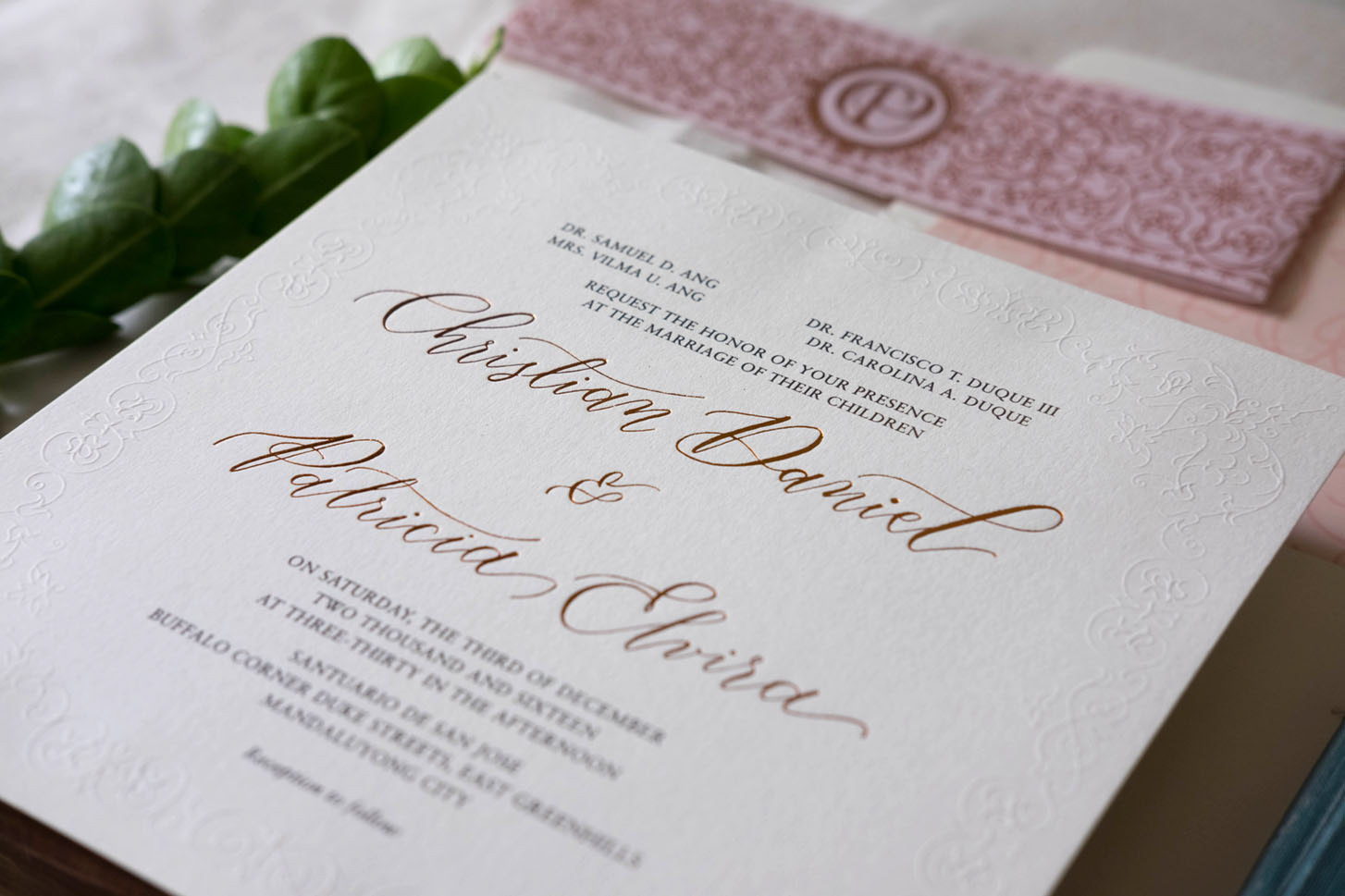 Duque-Ang invitation closeup