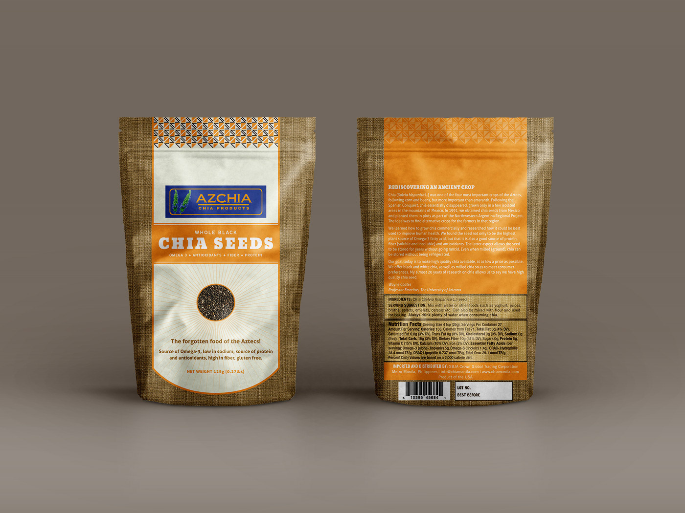 AZChia Chia Seeds packaging