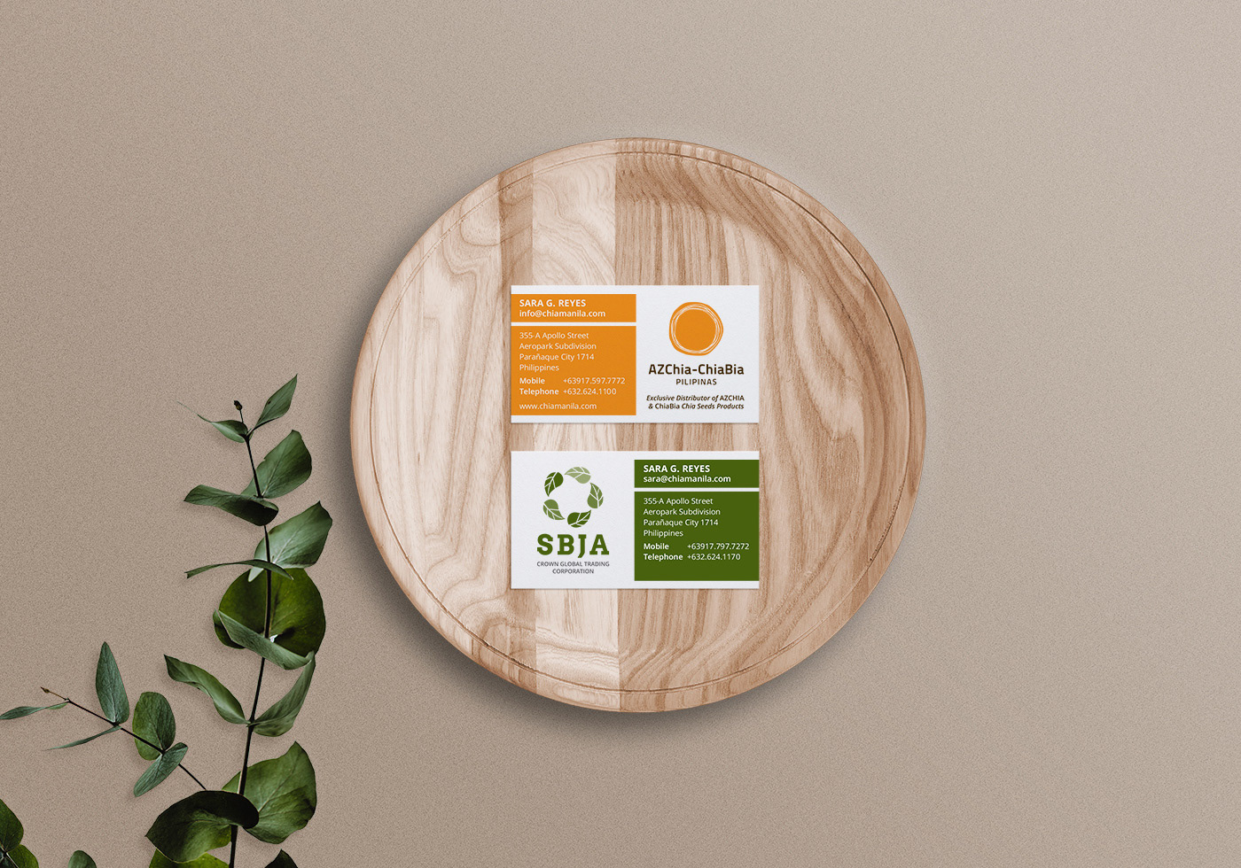 AZChia-ChiaBia business cards