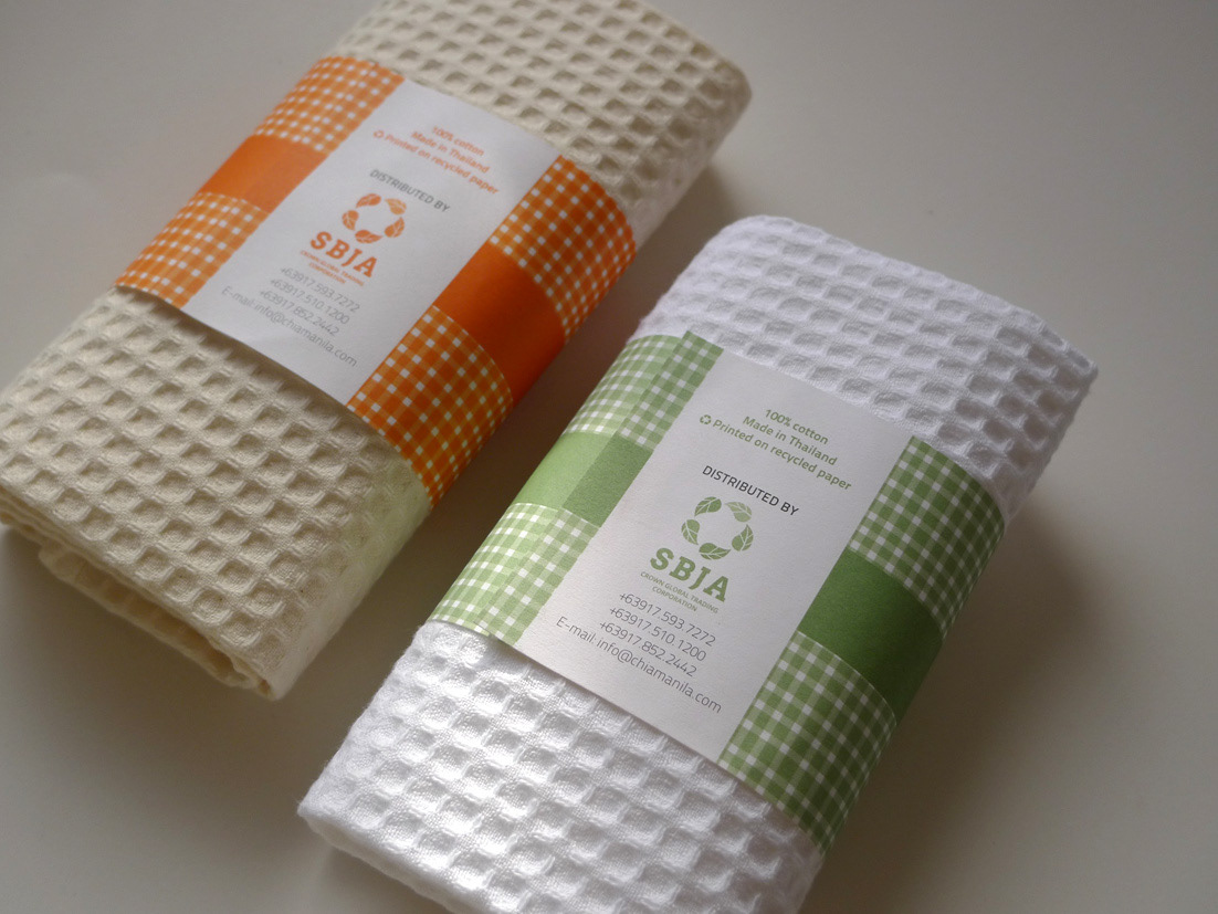 SBJA belly bands for hand towels 2