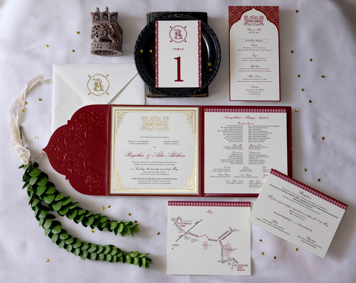Alingog-Nanayakkara invitation suite