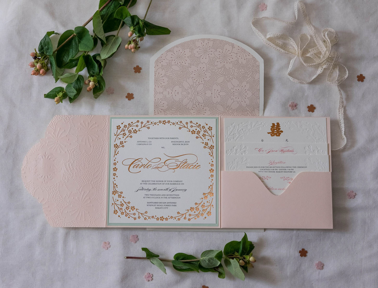 Jeon-Co invitation suite