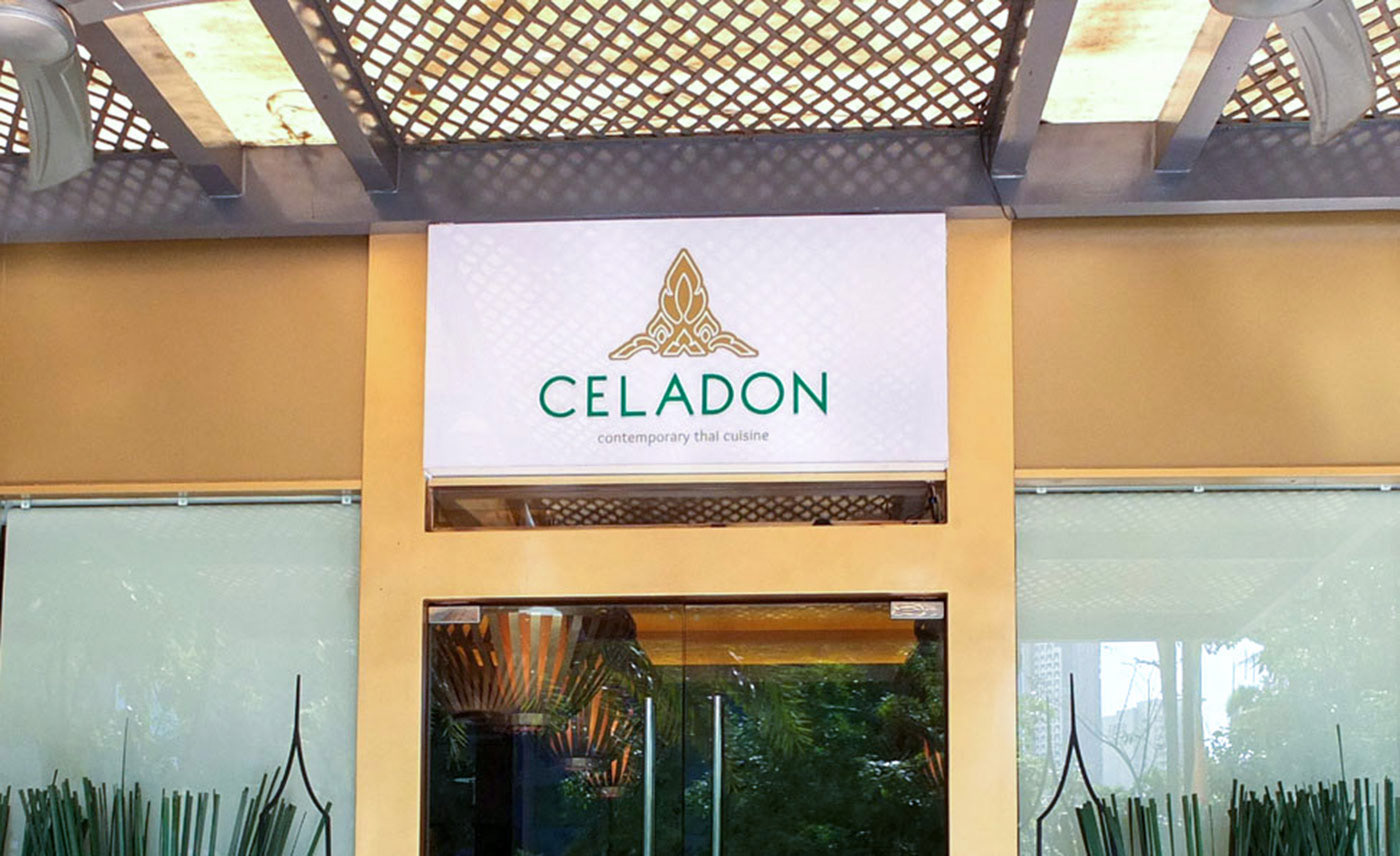 Celadon signage