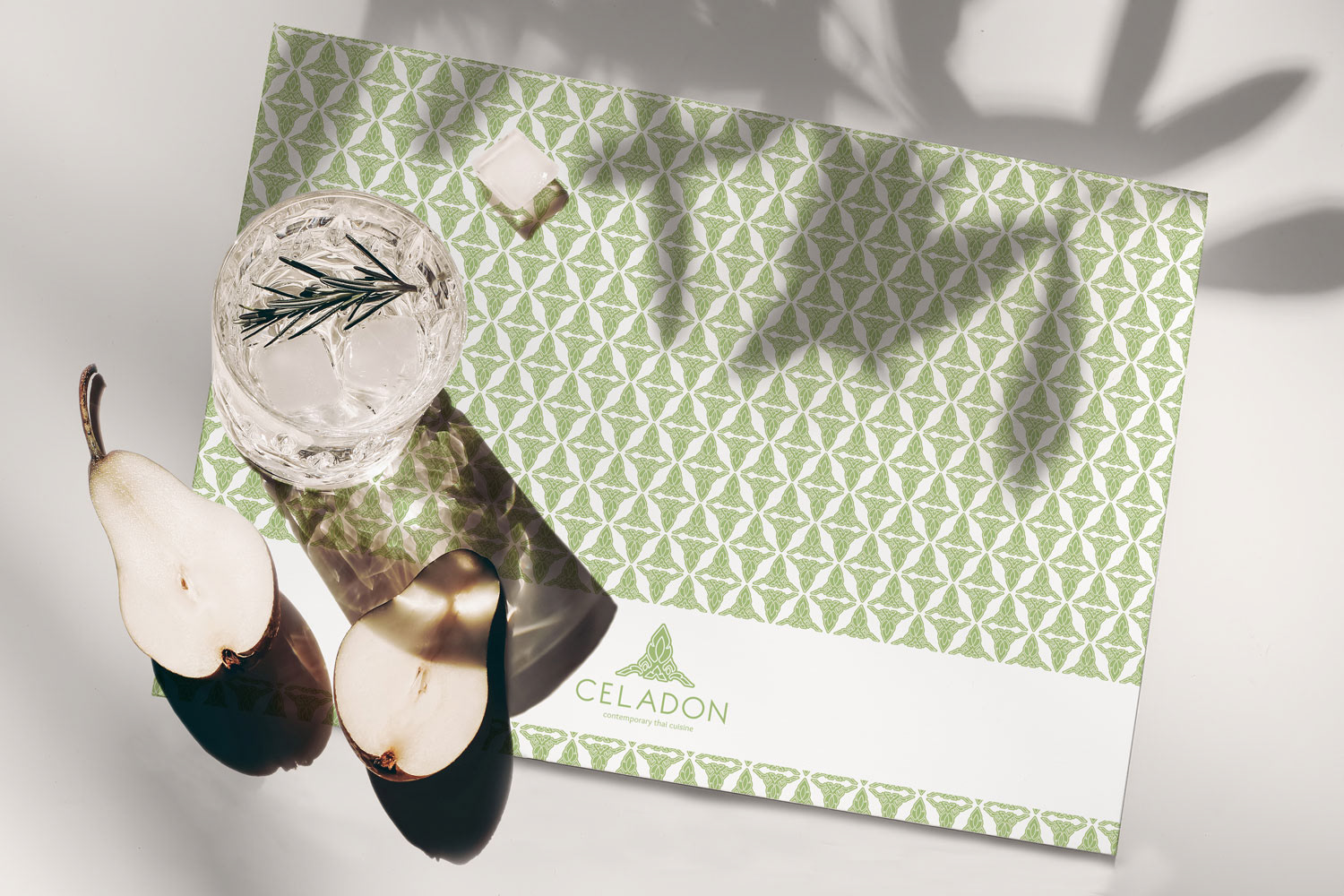 Celadon paper placemat (concept)