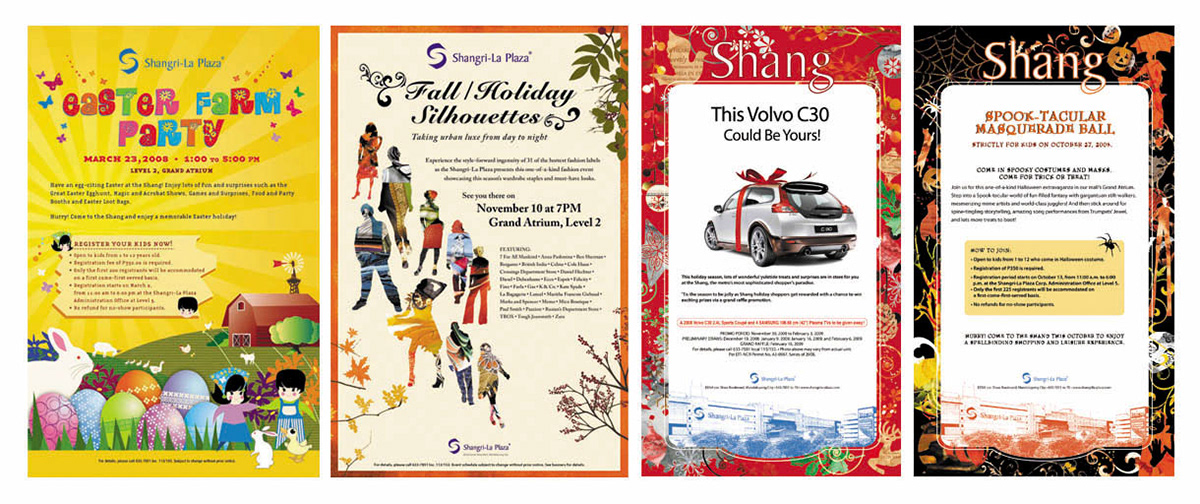 Shangri-La Plaza print ads