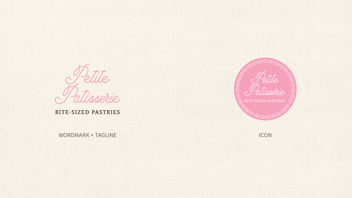 Petite Patisserie alternate logos