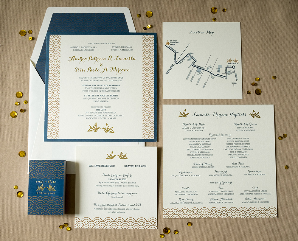 Lacuesta-Mercano invitation suite