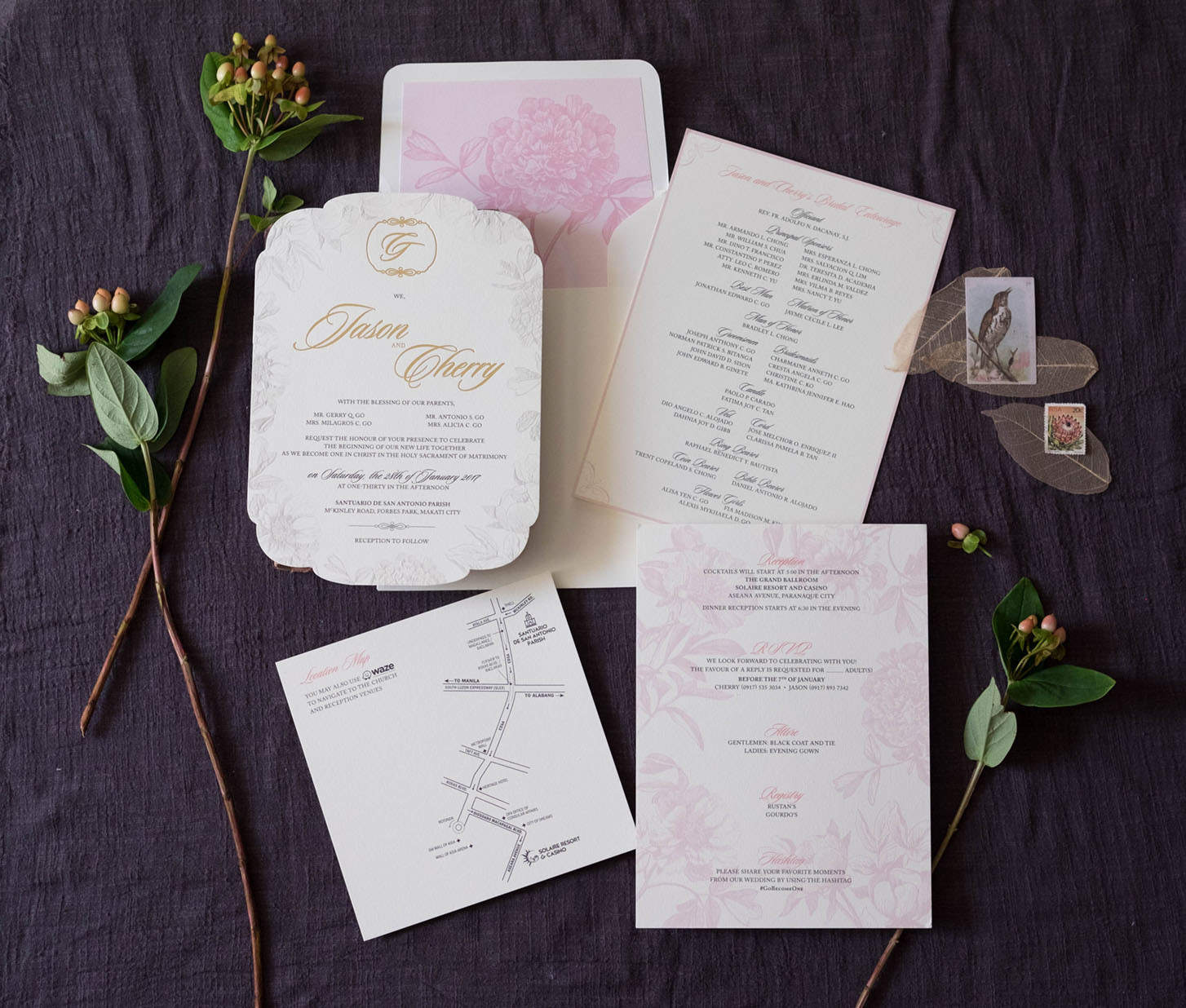 Go-Go invitation suite