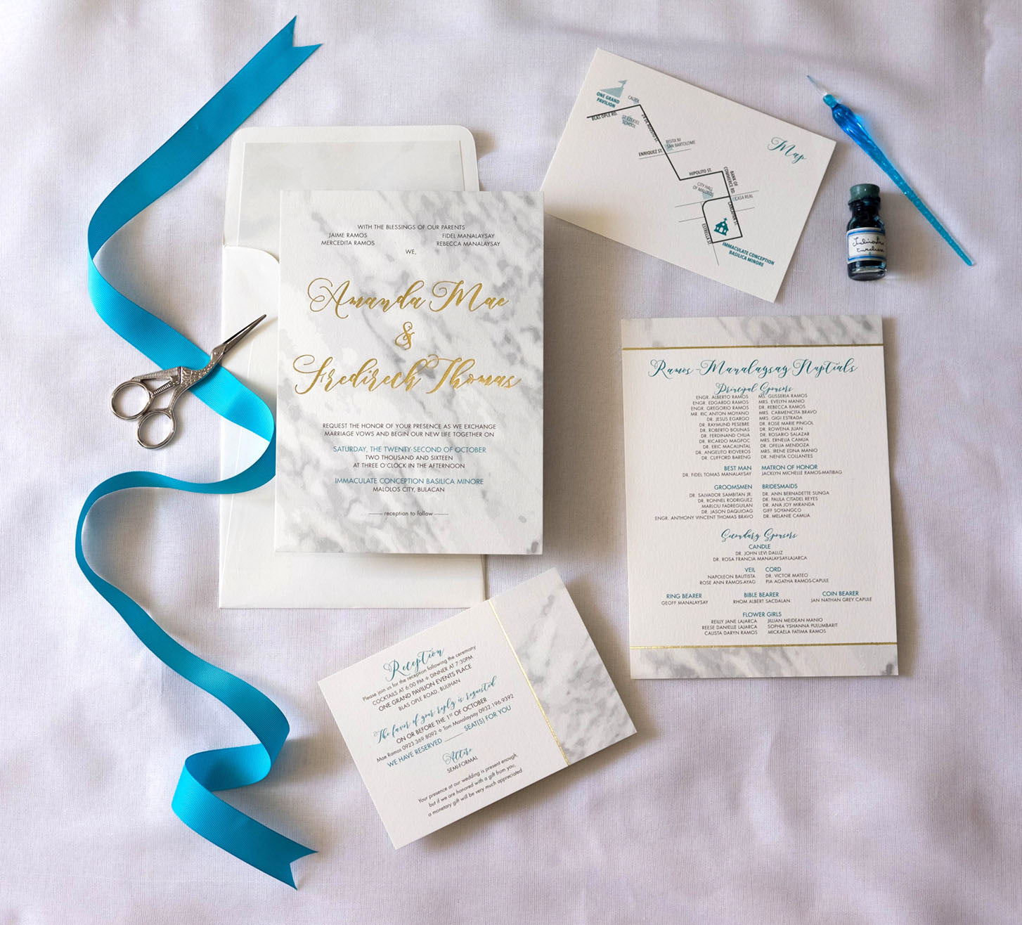 Ramos-Manalaysay invitation suite