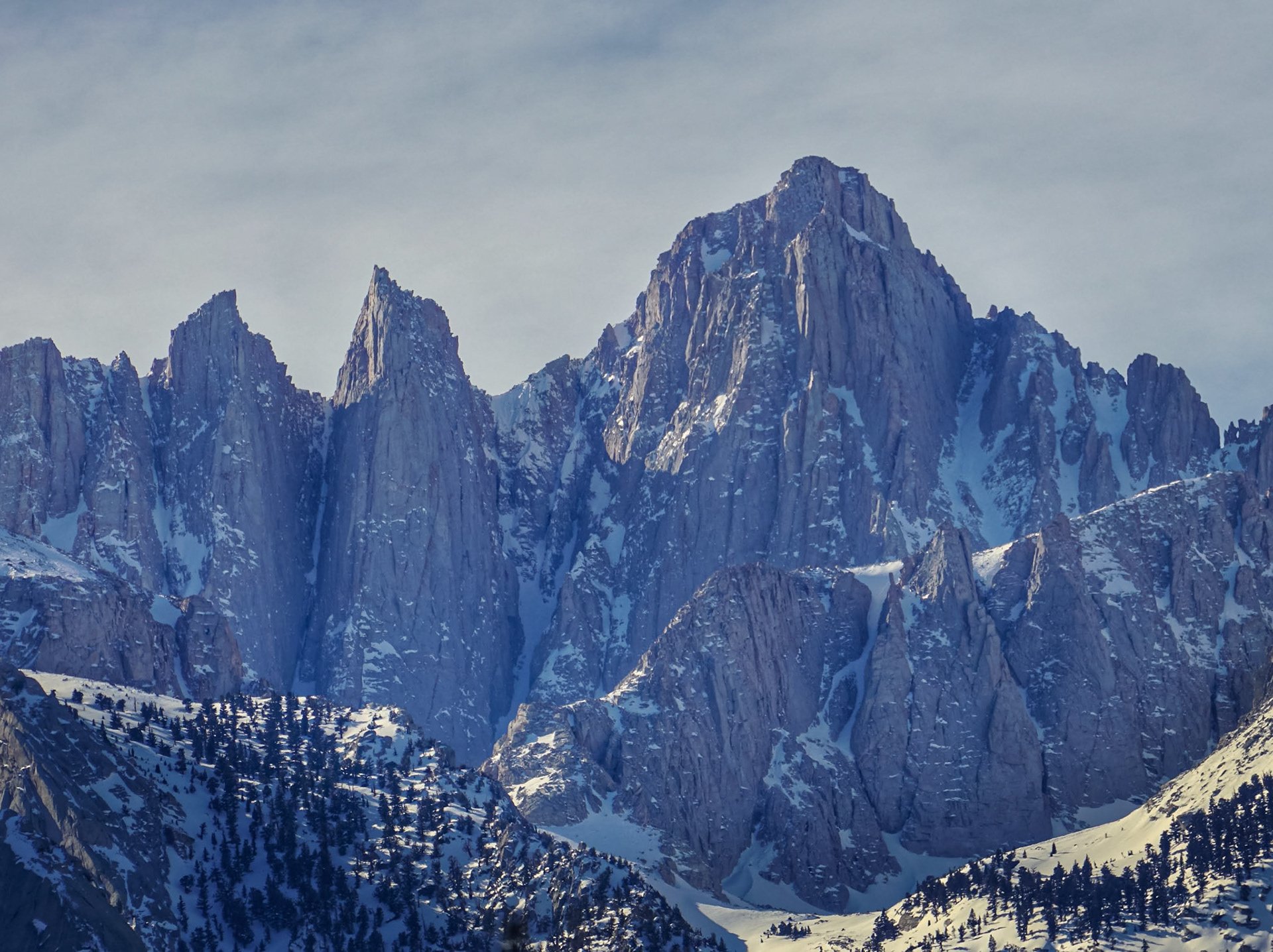 Mt. Whitney the tallest mountain in the lower 48
