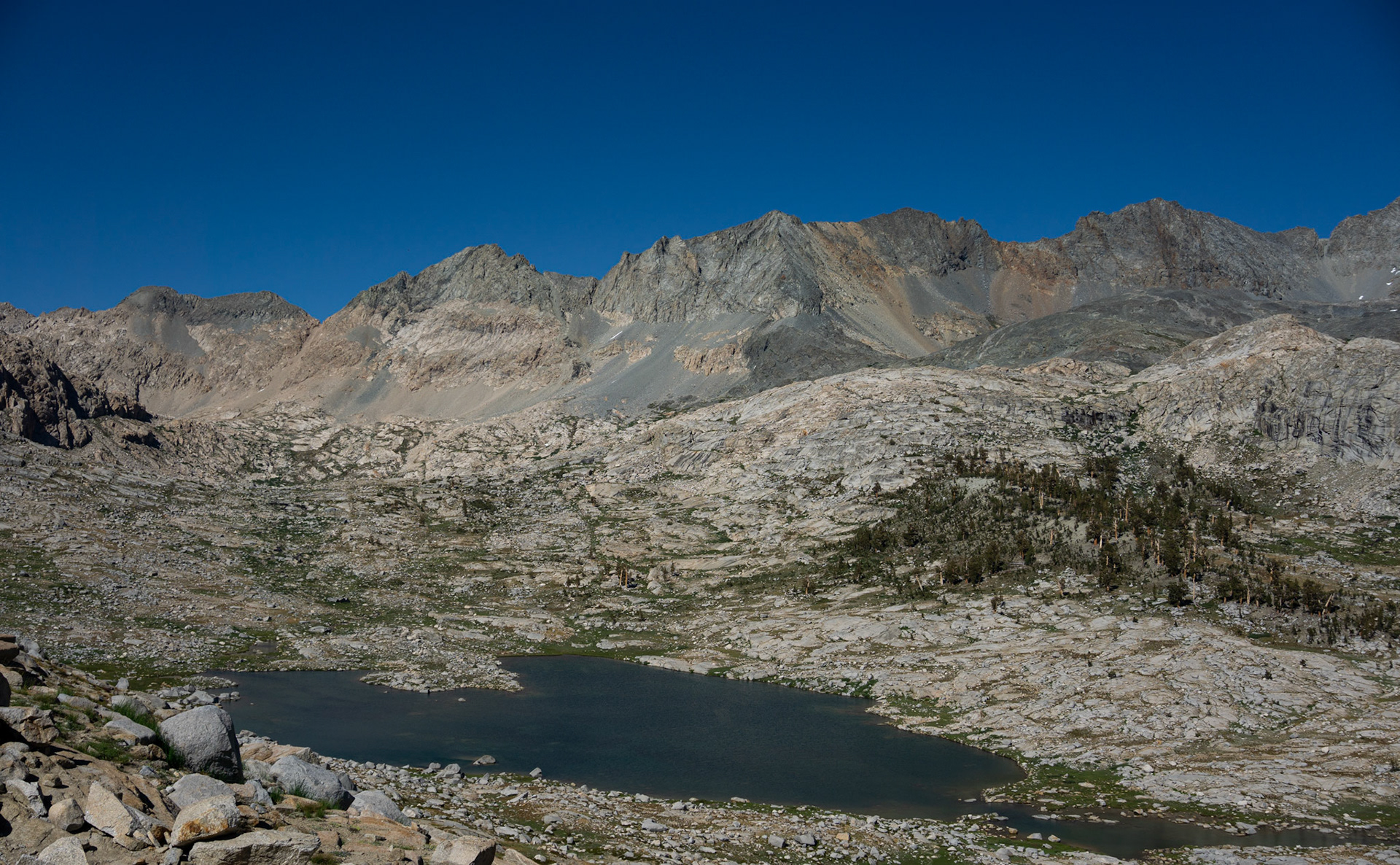 Heart shaped lake