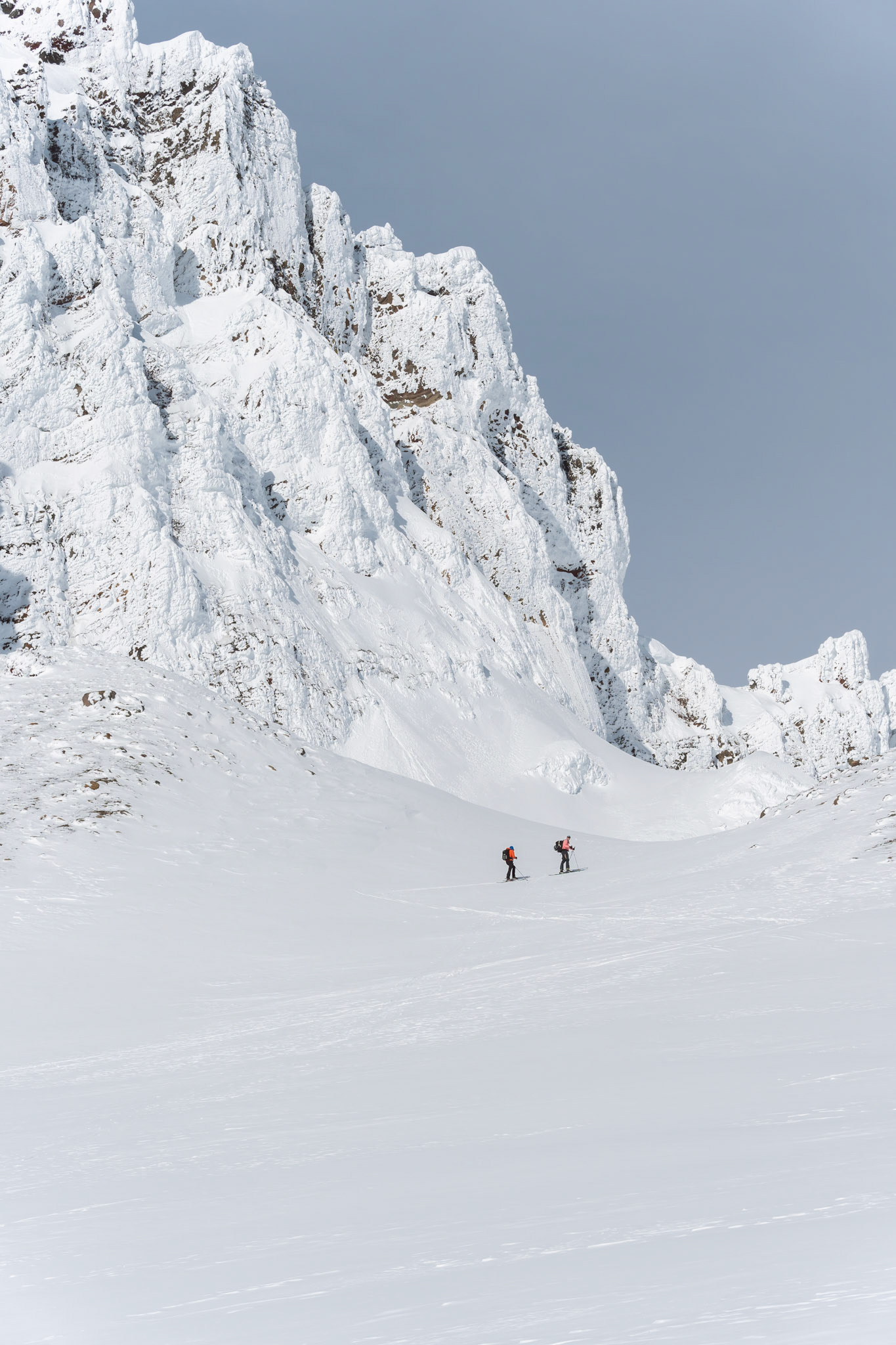 Approaching the vulva of Broken Top