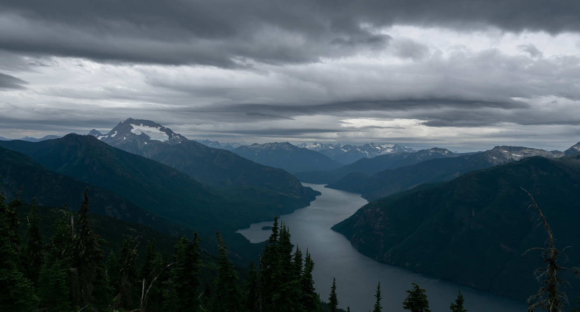 Stormy morning above Ross Lake